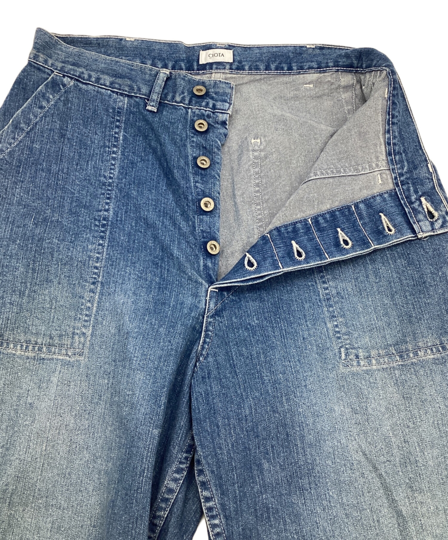 中古・古着通販】CIOTA (シオタ) インディゴ スビンコットン 11.5oz