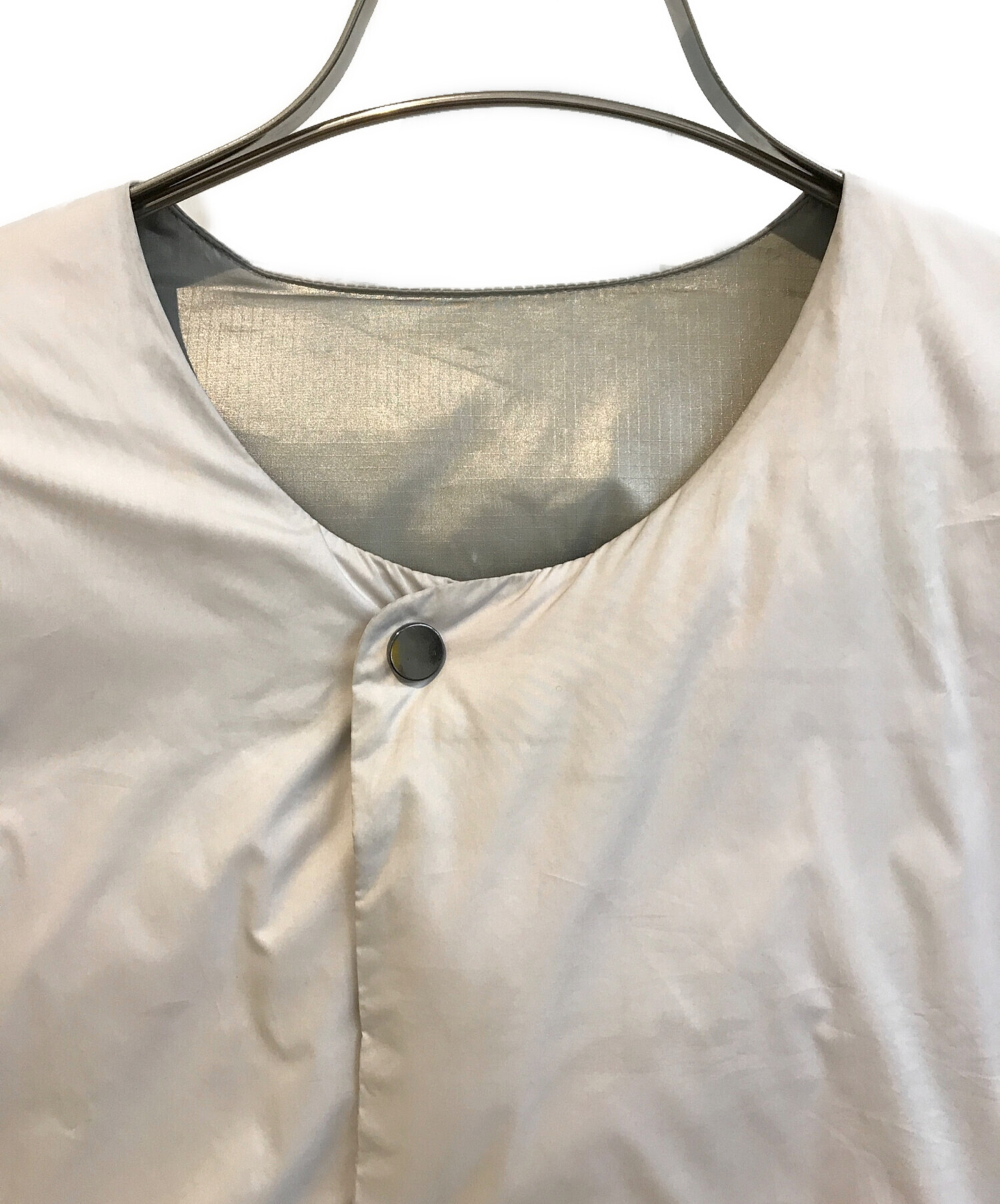 中古・古着通販】uru (ウル) ダウンジャケット 19FUJ14 ライトグレー