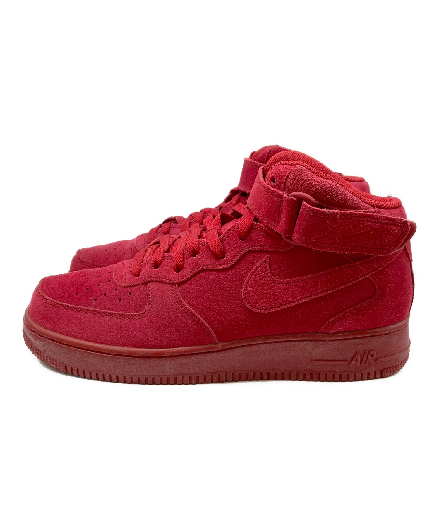 中古・古着通販】NIKE (ナイキ) ハイカットスニーカー レッド サイズ