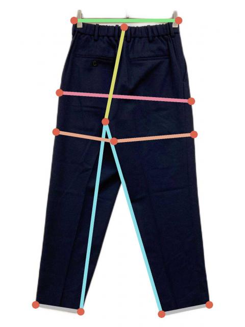 中古・古着通販】MARKAWARE (マーカウェア) FRONT PLEATS PEGTOP