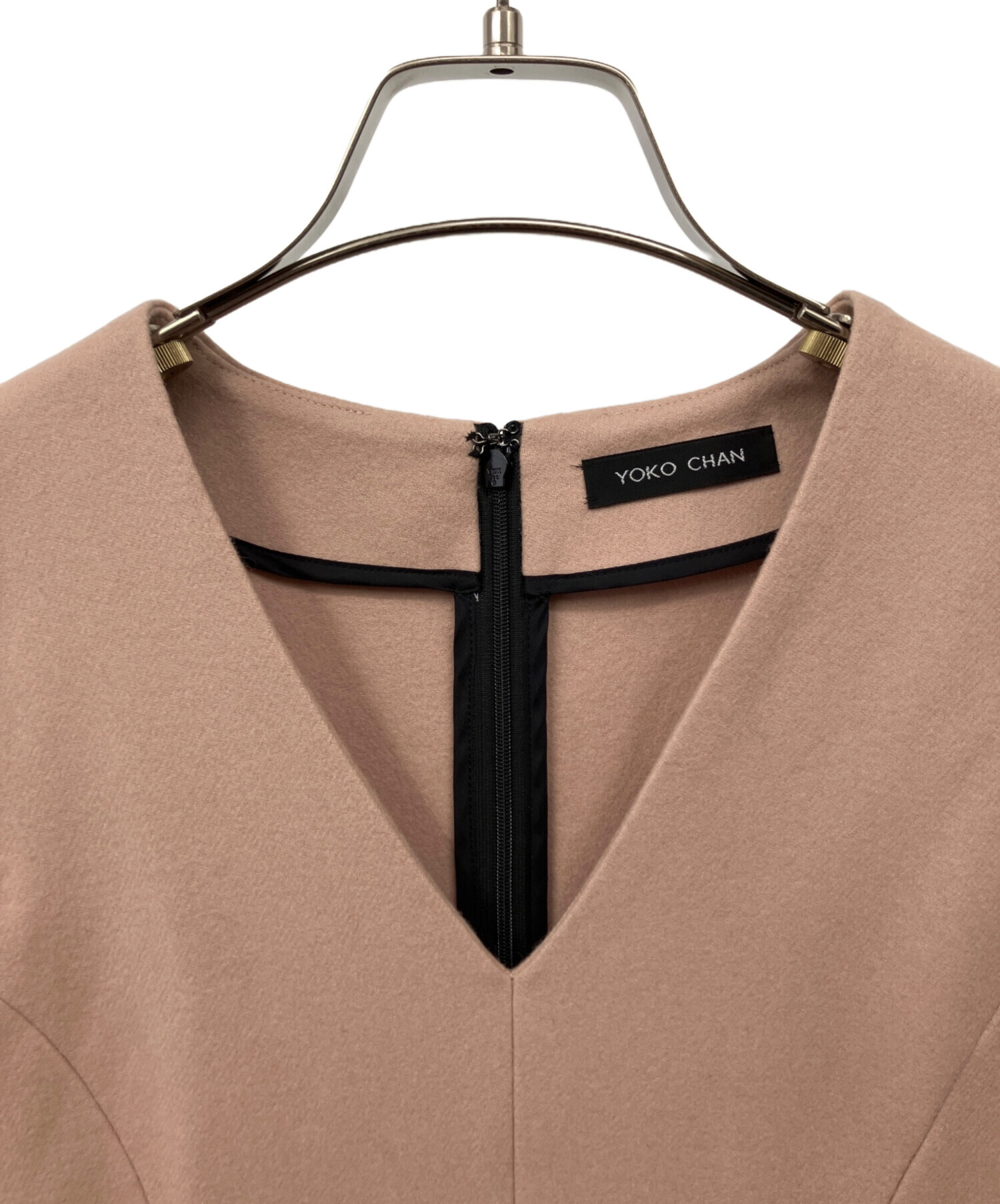 中古・古着通販】YOKO CHAN (ヨーコチャン) V-neck Gathered Dress