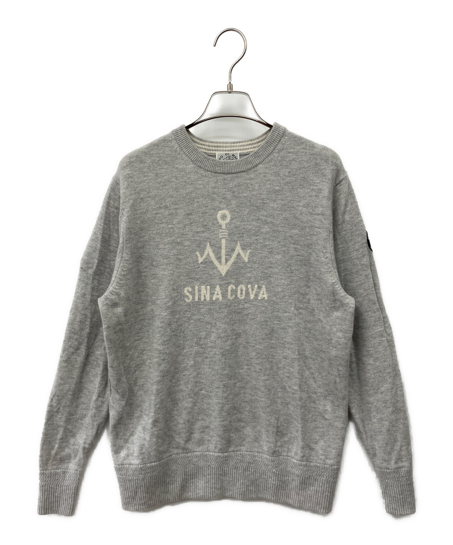 中古・古着通販】sinacova (シナコバ) ウールニット ライトグレー