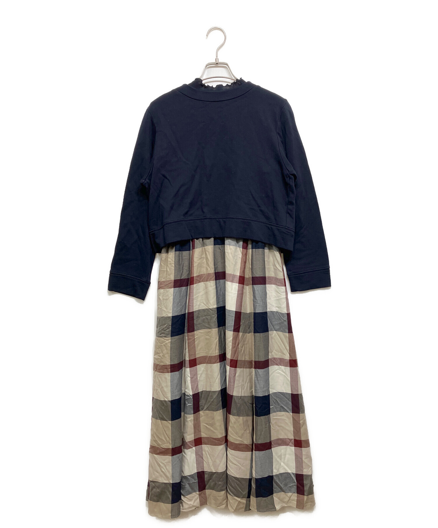 BLUE LABEL CRESTBRIDGE ワンピース 38 タグ付き新品 中古・古着通販】BLUE LABEL CRESTBRIDGE (ブルーレーベルクレスト