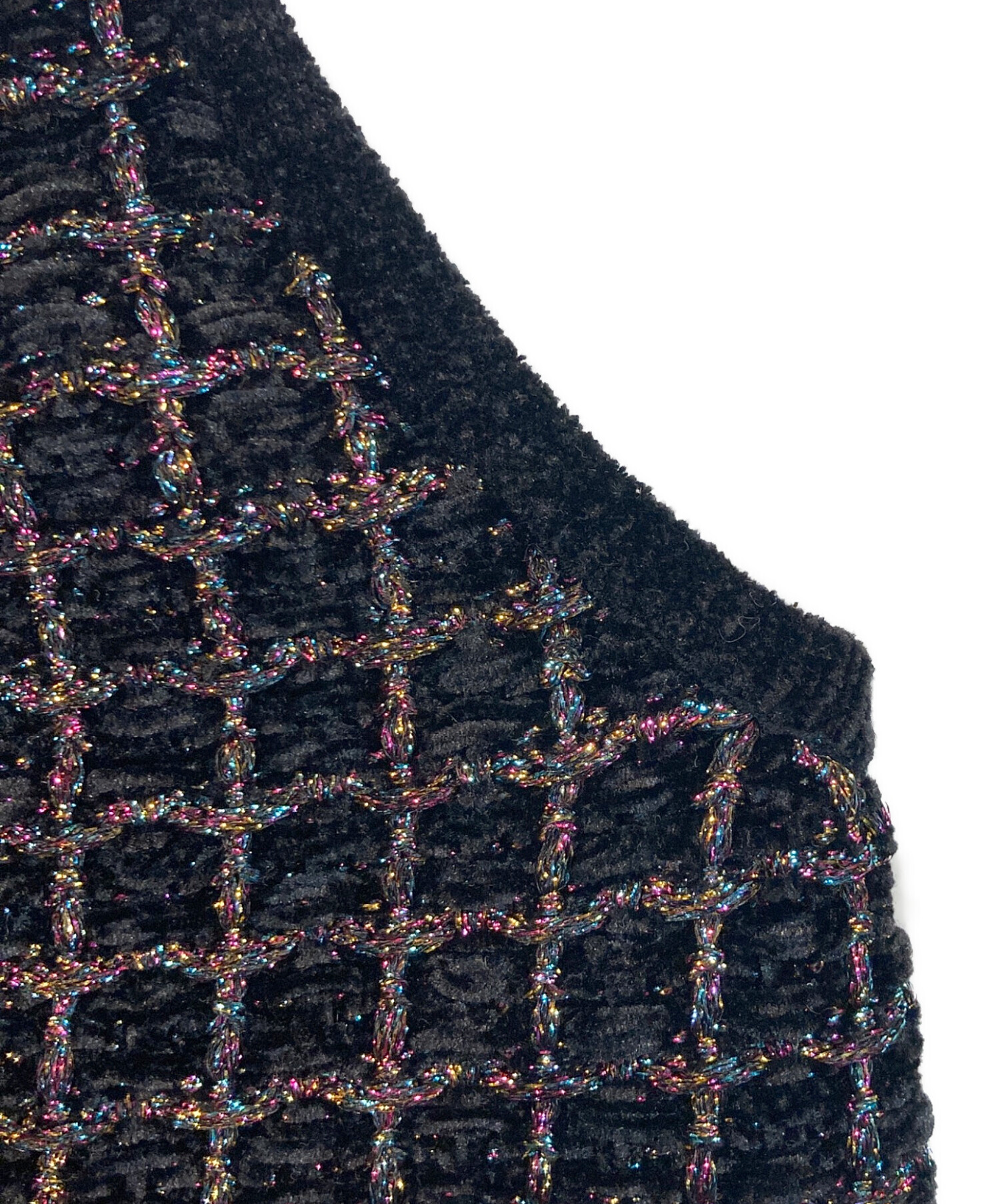 中古・古着通販】Diagram (ダイアグラム) ツイード ニット キャミ