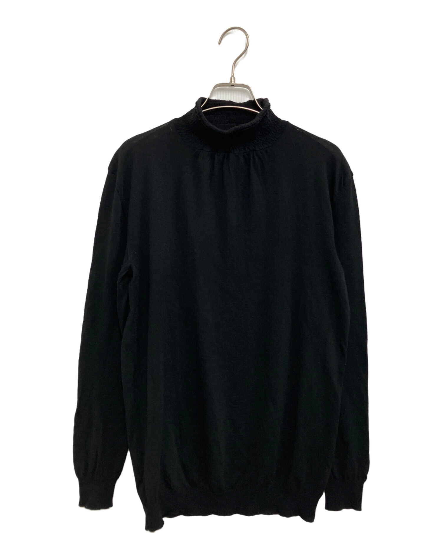 中古・古着通販】PRADA (プラダ) ウール ハイネックニット ブラック