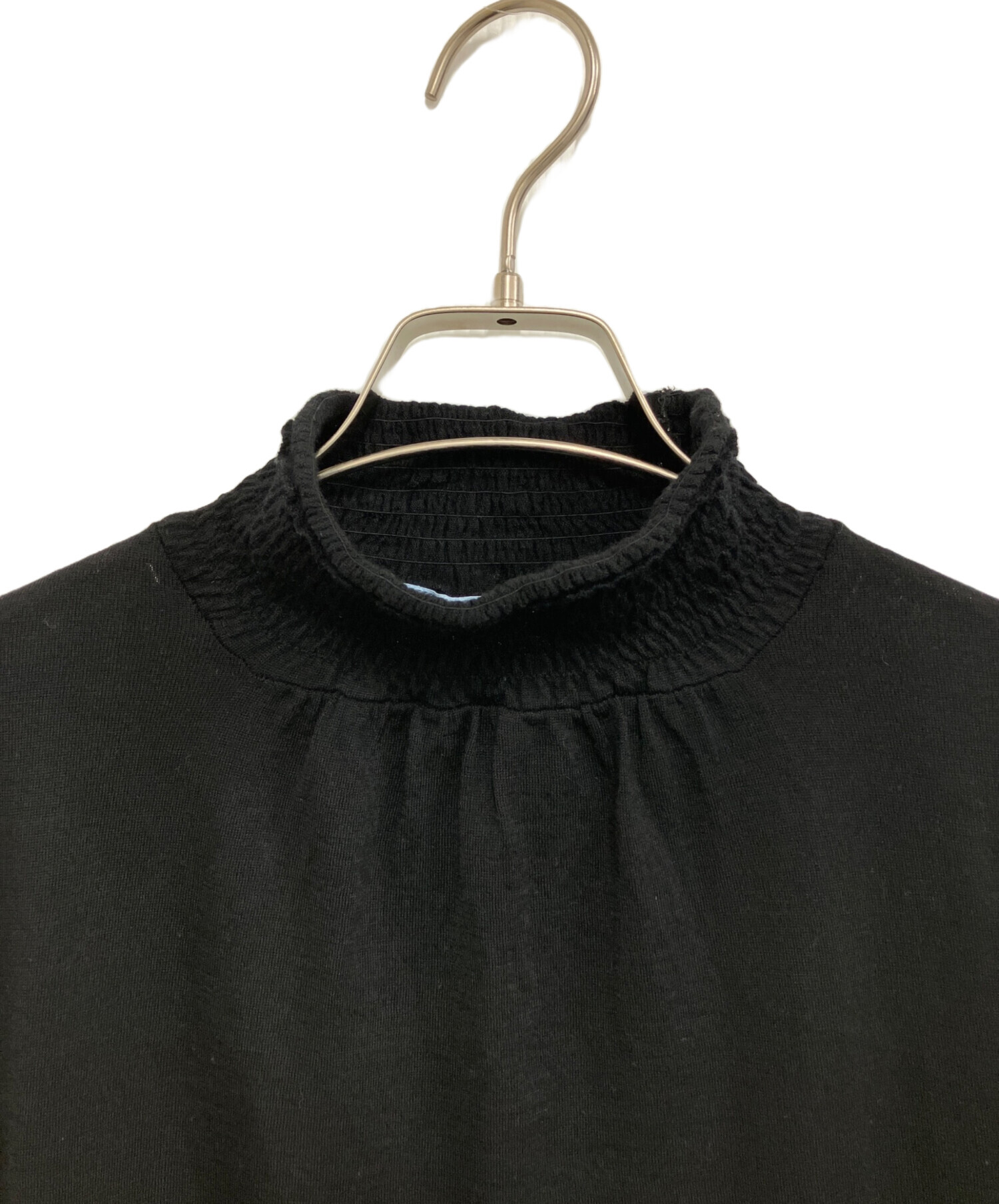 中古・古着通販】PRADA (プラダ) ウール ハイネックニット ブラック