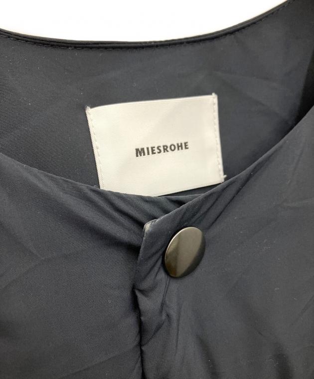 中古・古着通販】MIESROHE (ミースロエ) ミディダウンベスト ネイビー