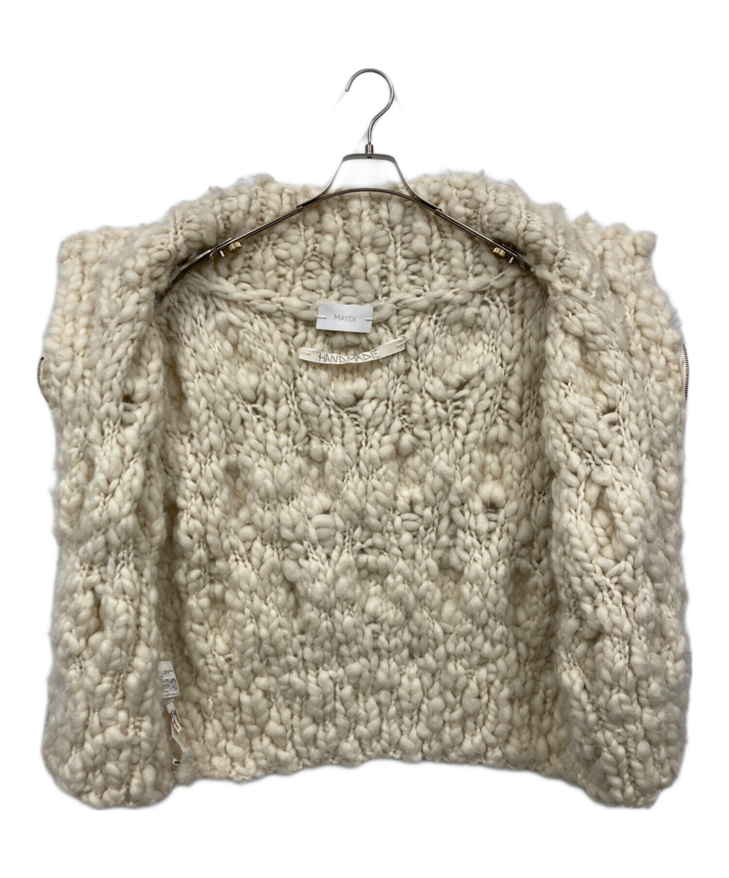 中古・古着通販】MAYDI (マイディ) ニットベスト アイボリー サイズ:S