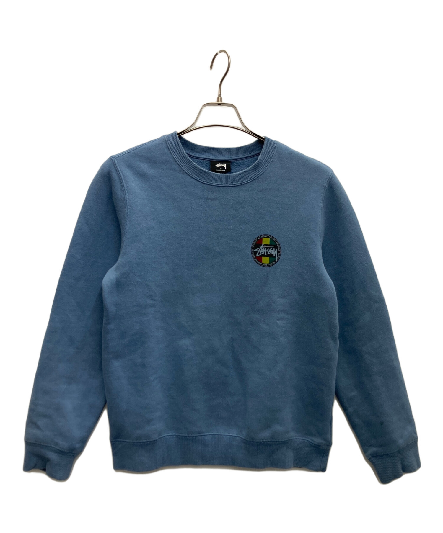 00s 紺タグ Old STUSSY　スウェット　レゲエ　サークルロゴ　ラスタ 中古・古着通販】stussy (ステューシー) ラスタサークルロゴスウェット