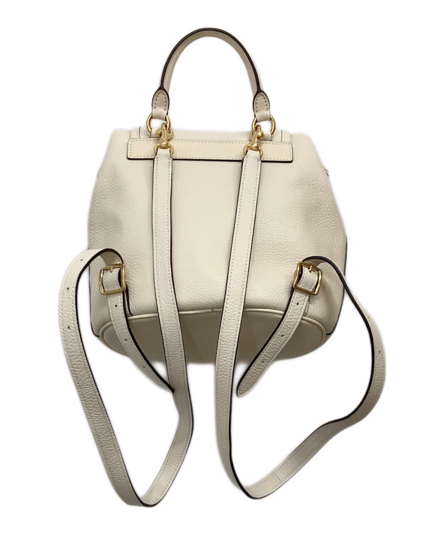 【新品未使用】COACH　ハドリー バックパック　ホワイト 中古・古着通販】COACH (コーチ) ハドリー バックパック ホワイト