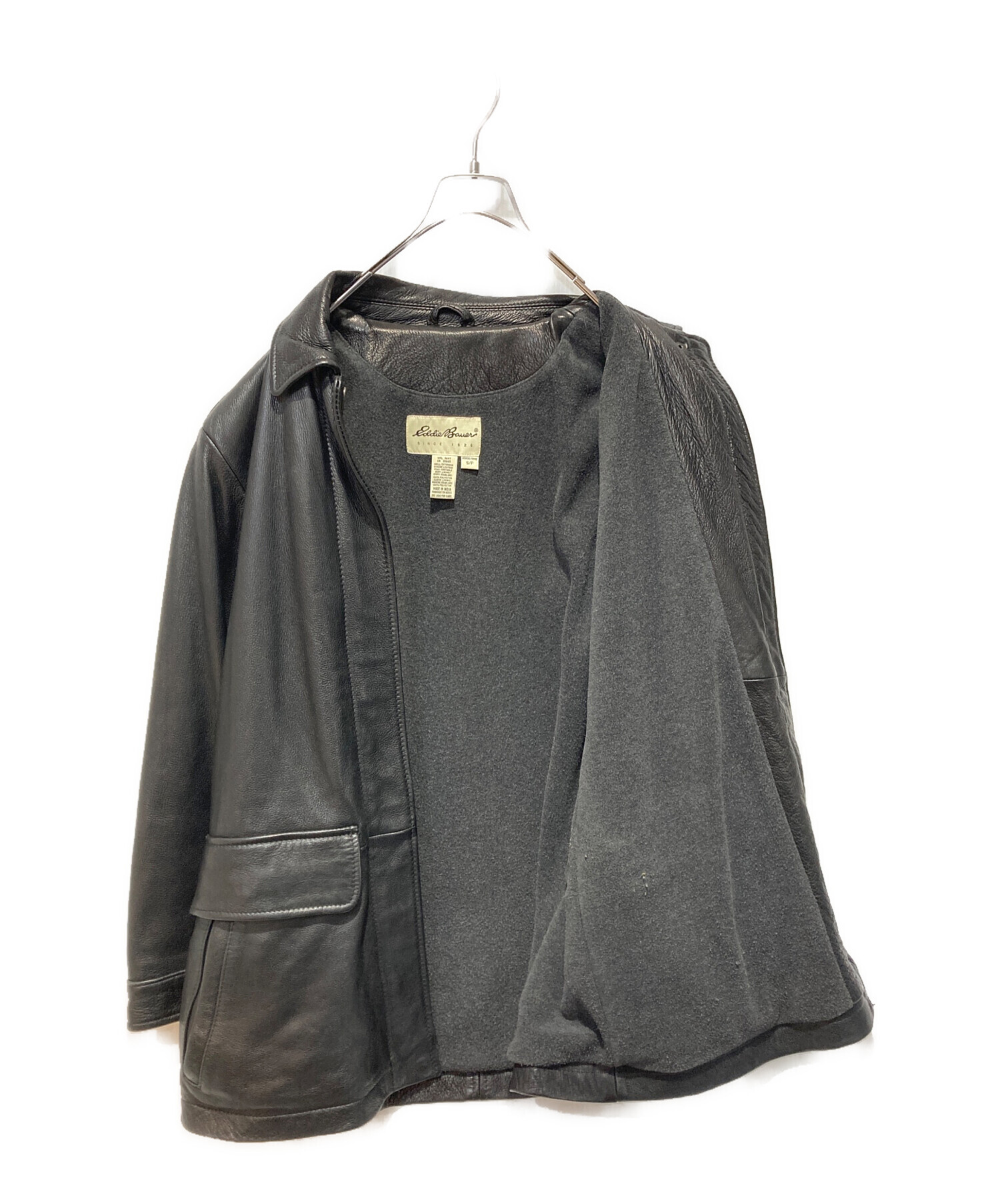 中古・古着通販】Eddie Bauer (エディーバウアー) レザージャケット