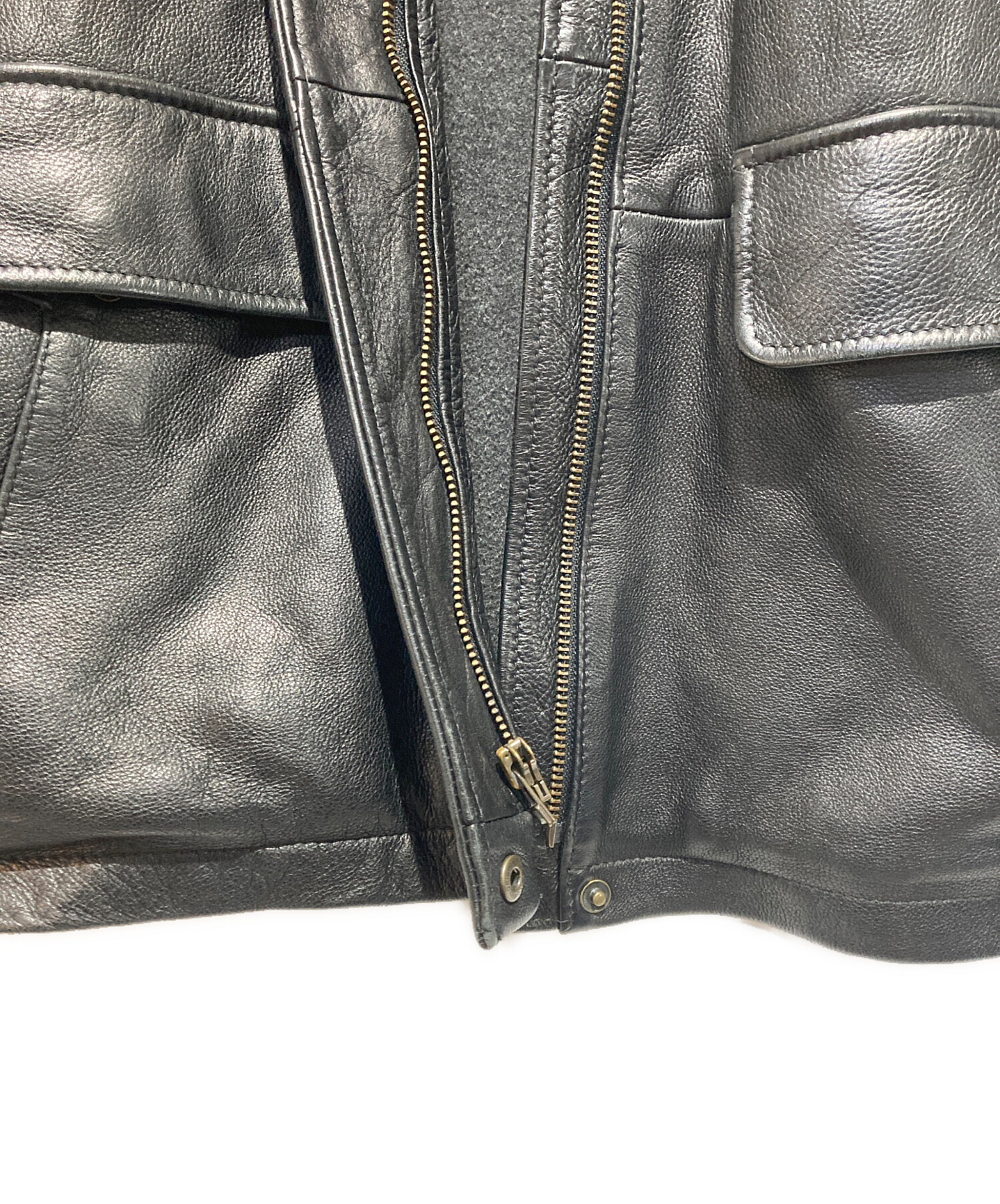 中古・古着通販】Eddie Bauer (エディーバウアー) レザージャケット