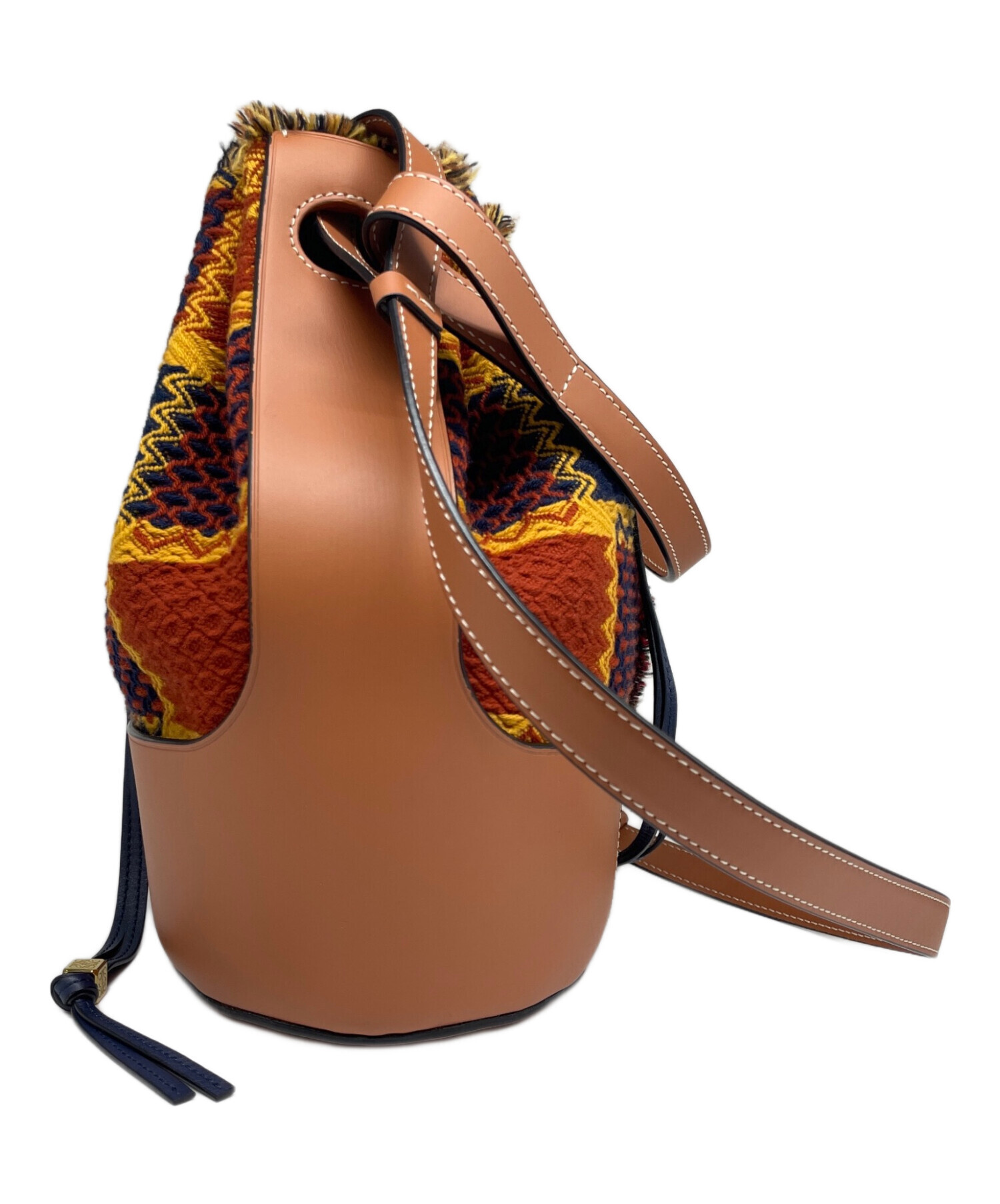 中古・古着通販】LOEWE (ロエベ) バルーン バッグ ミディアム ブラウン