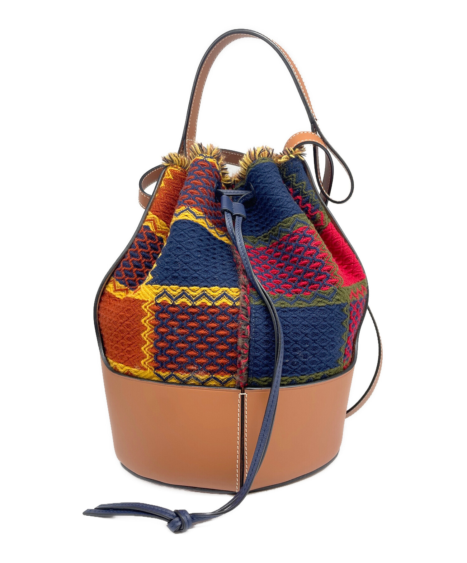 中古・古着通販】LOEWE (ロエベ) バルーン バッグ ミディアム ブラウン