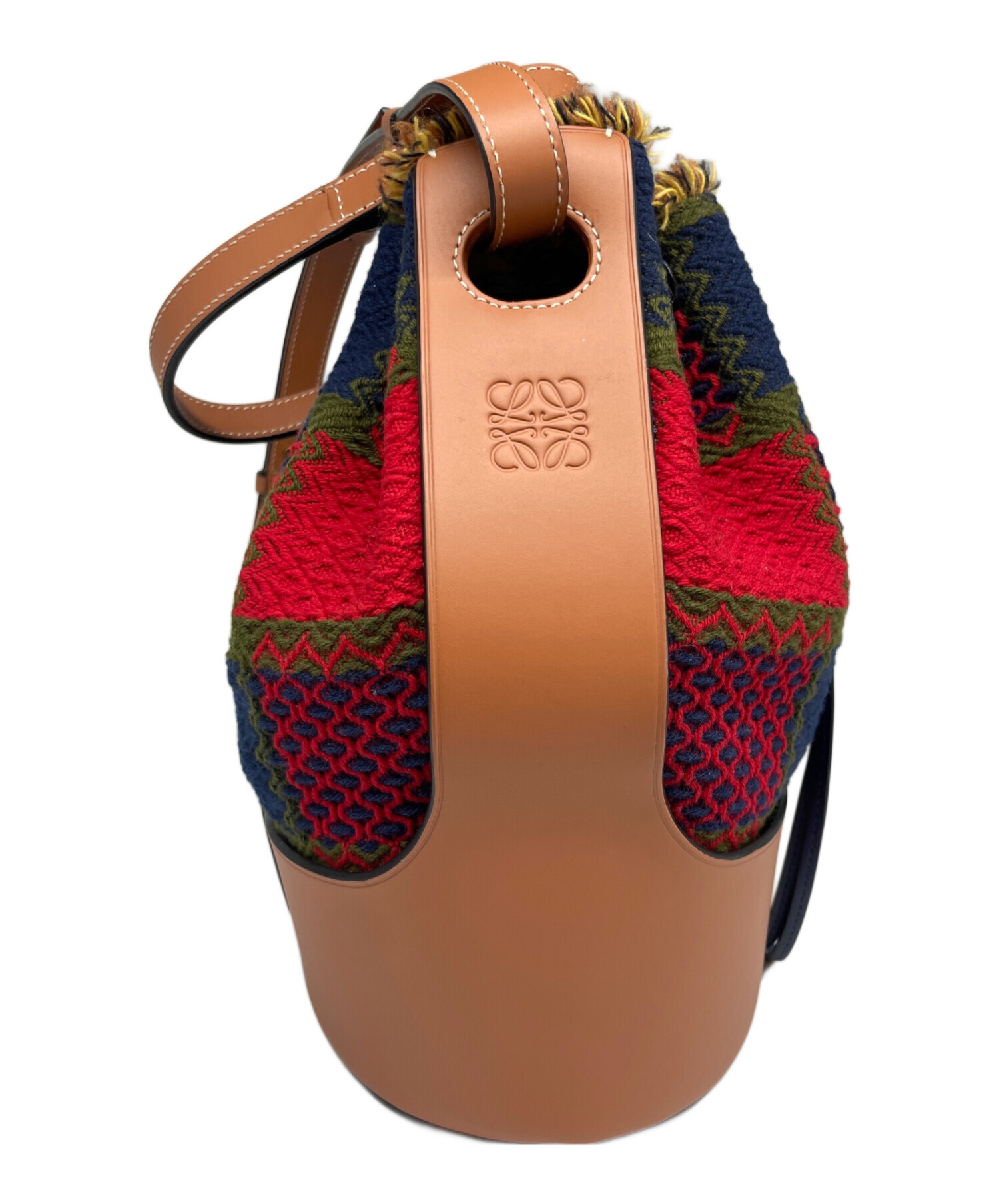 中古・古着通販】LOEWE (ロエベ) バルーン バッグ ミディアム ブラウン