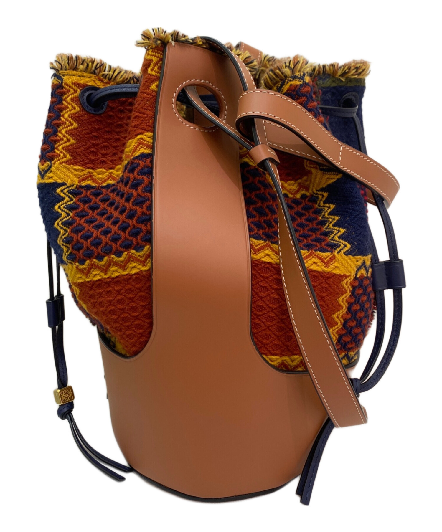 中古・古着通販】LOEWE (ロエベ) バルーンバッグ ブラウン｜ブランド 