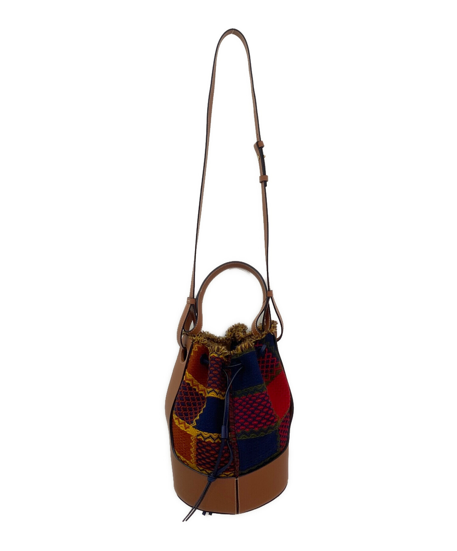 中古・古着通販】LOEWE (ロエベ) バルーンバッグ ブラウン｜ブランド 