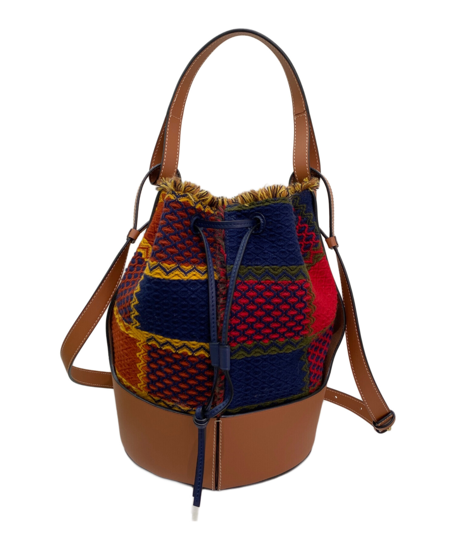 中古・古着通販】LOEWE (ロエベ) バルーンバッグ ブラウン｜ブランド 