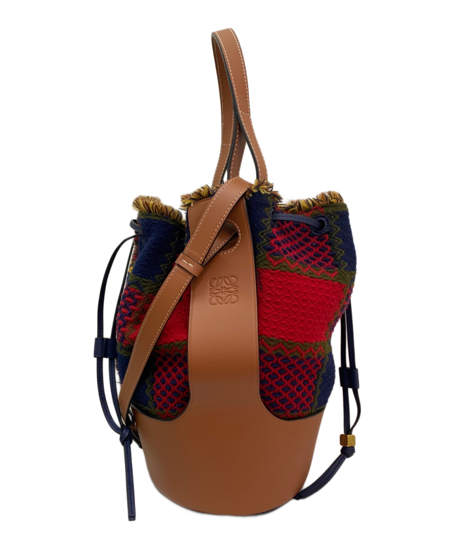 中古・古着通販】LOEWE (ロエベ) バルーンバッグ ブラウン｜ブランド 