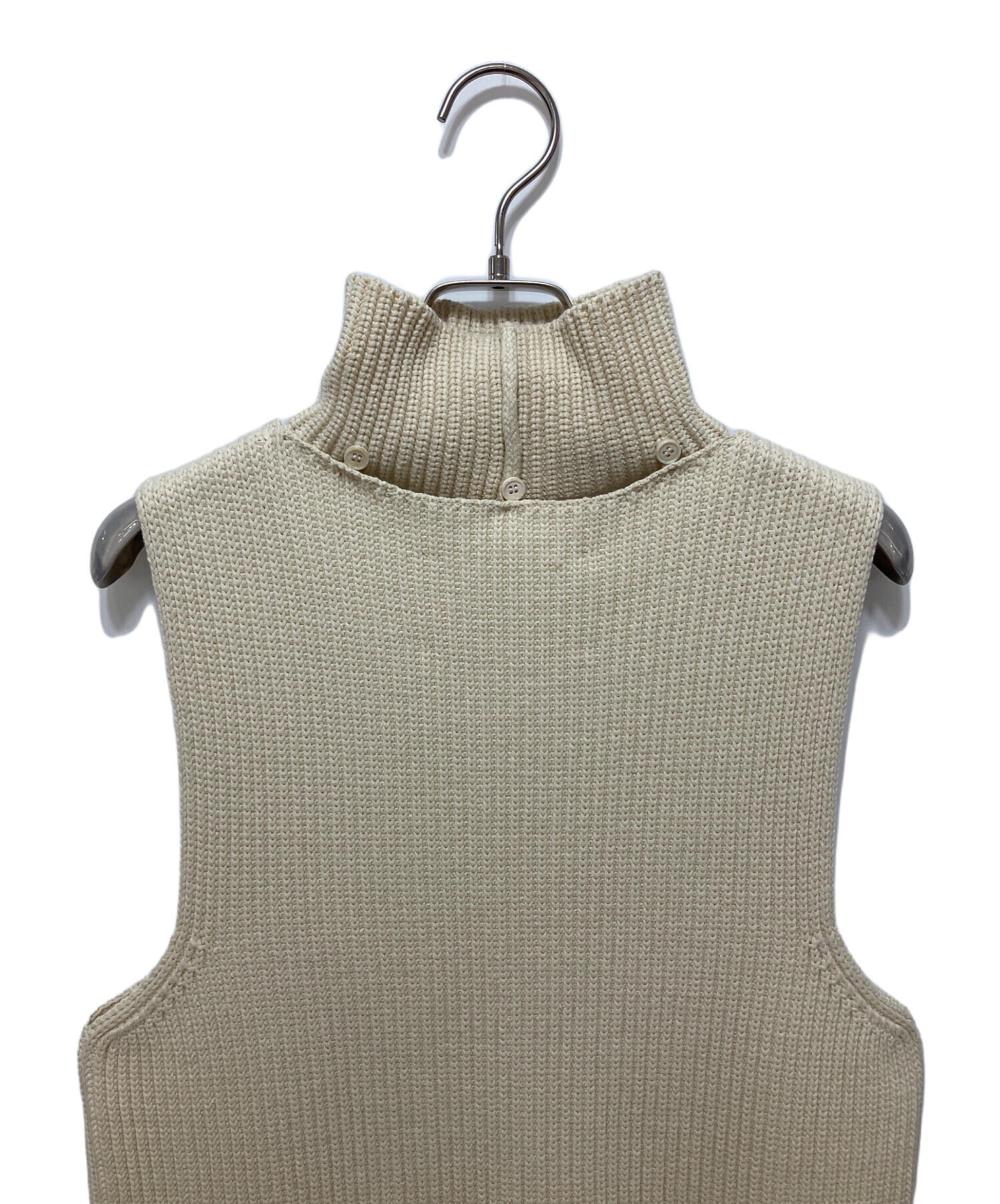 中古・古着通販】JIL SANDER (ジルサンダー) Knit Top アイボリー