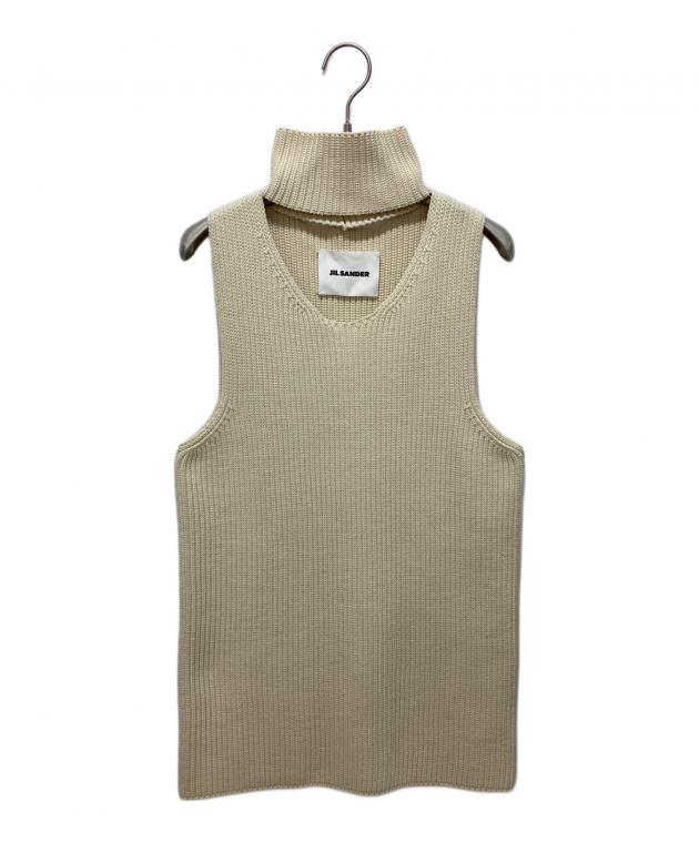 中古・古着通販】JIL SANDER (ジルサンダー) Knit Top アイボリー