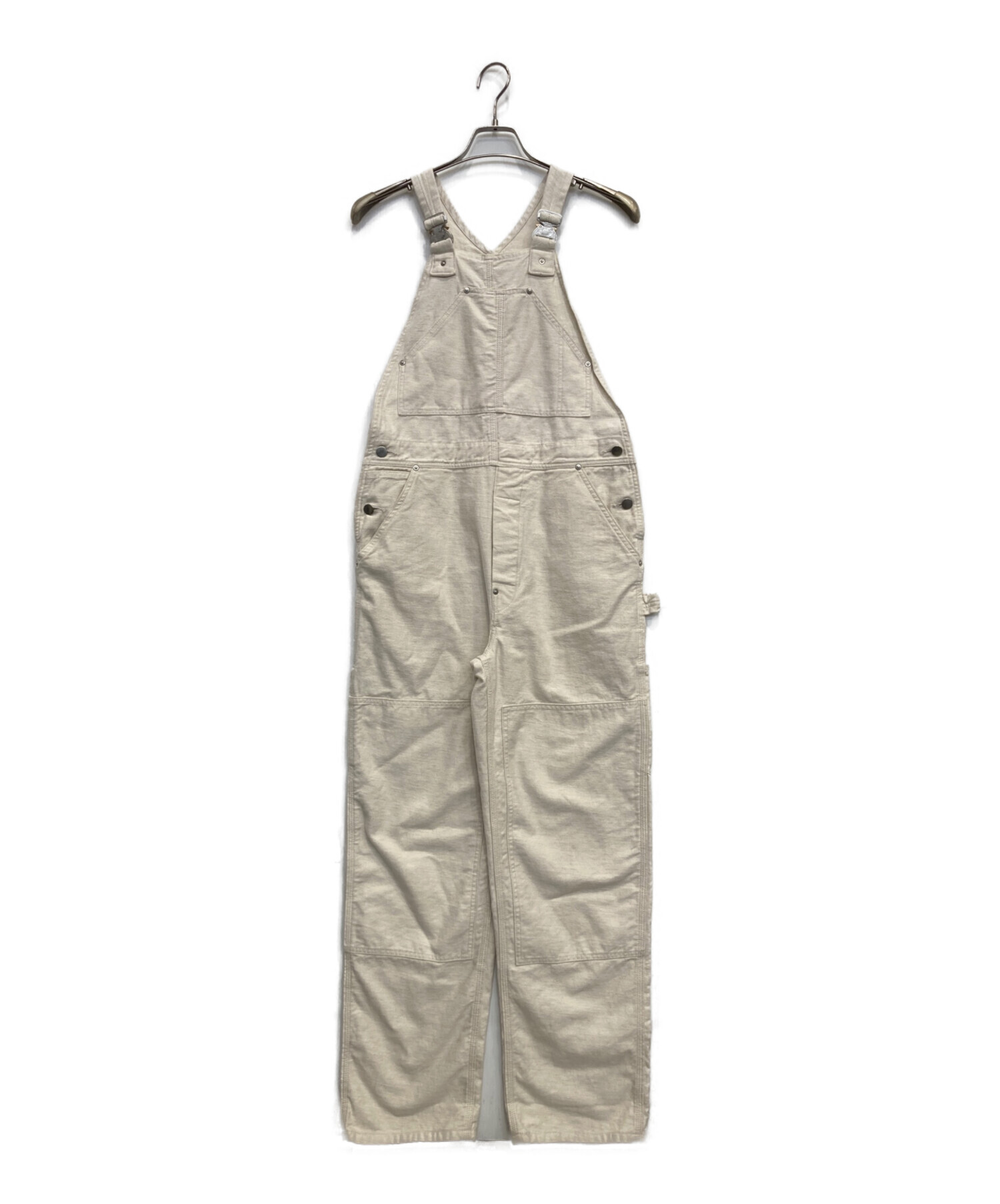 UNUSED アンユーズド オーバーオール シロ 2 中古・古着通販】UNUSED (アンユーズド) 10oz denim overall