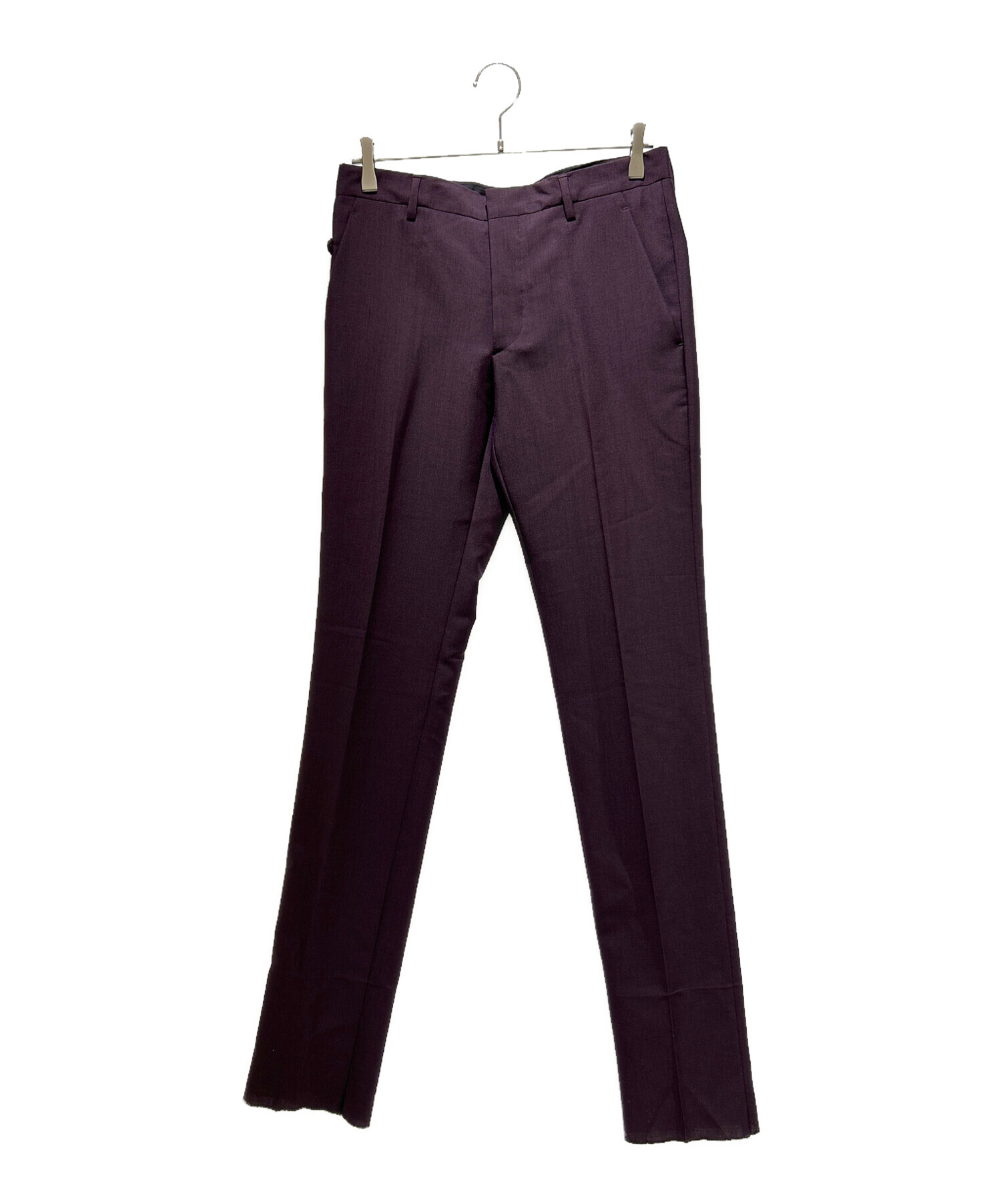 中古・古着通販】PRADA (プラダ) モヘアウール スラックス パープル