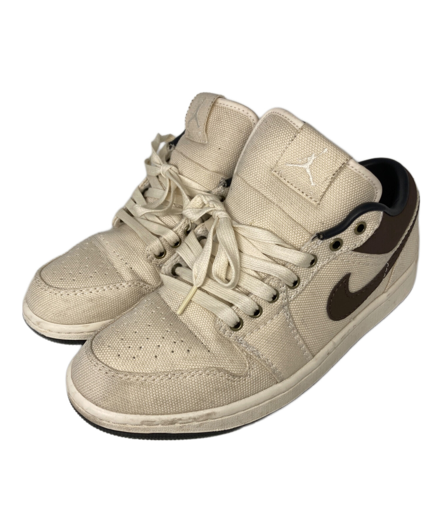 中古・古着通販】NIKE (ナイキ) Air Jordan 1 Low PRM アイボリー 