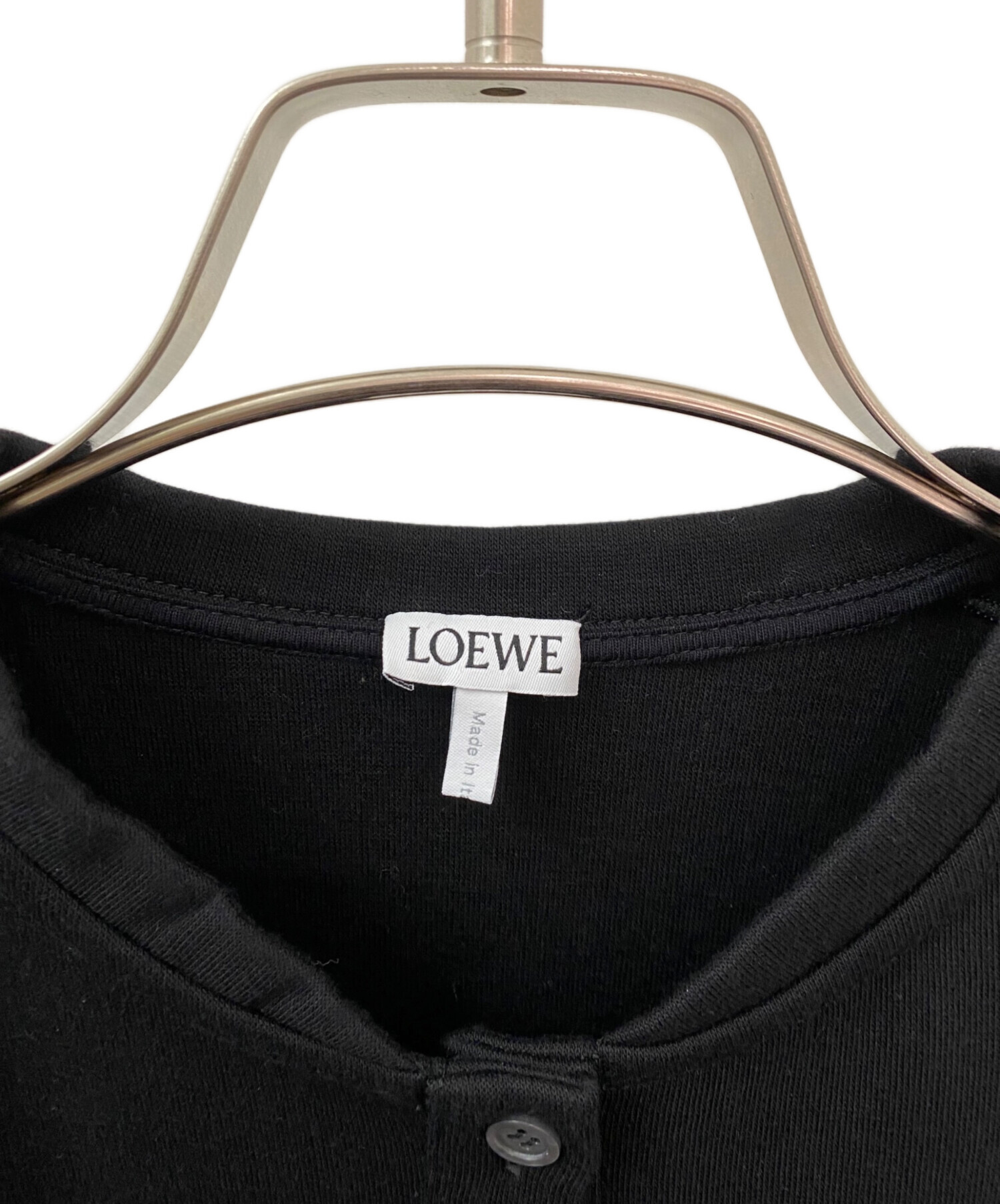 中古・古着通販】LOEWE (ロエベ) トラペーズドレス ブラック サイズ:36