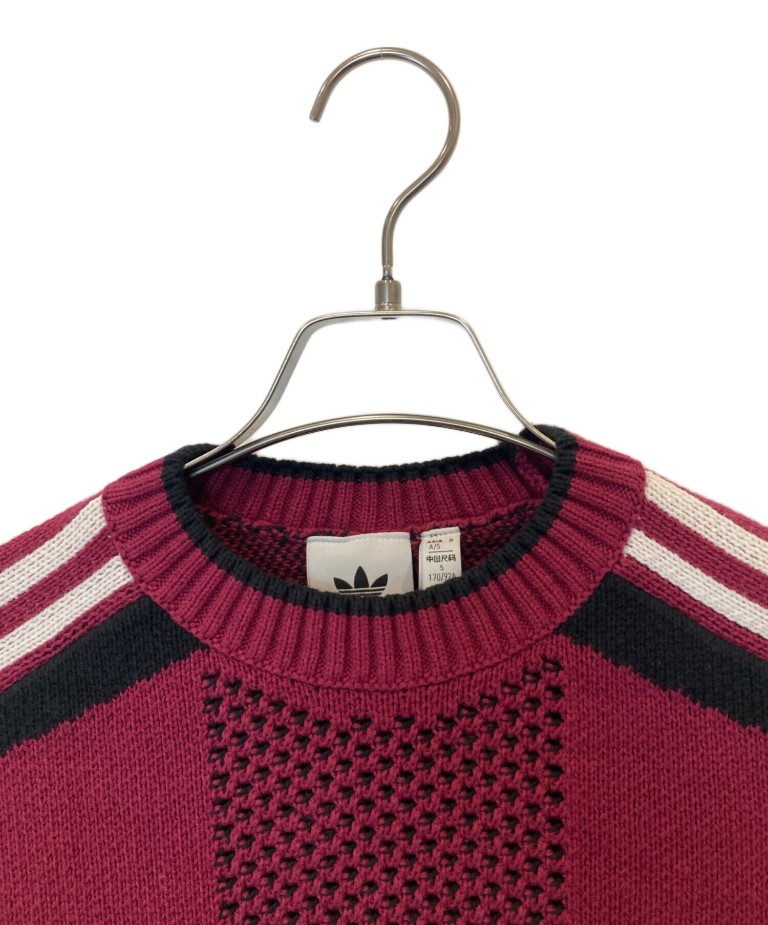 中古・古着通販】adidas (アディダス) ストライプニット JL8362 サイズ