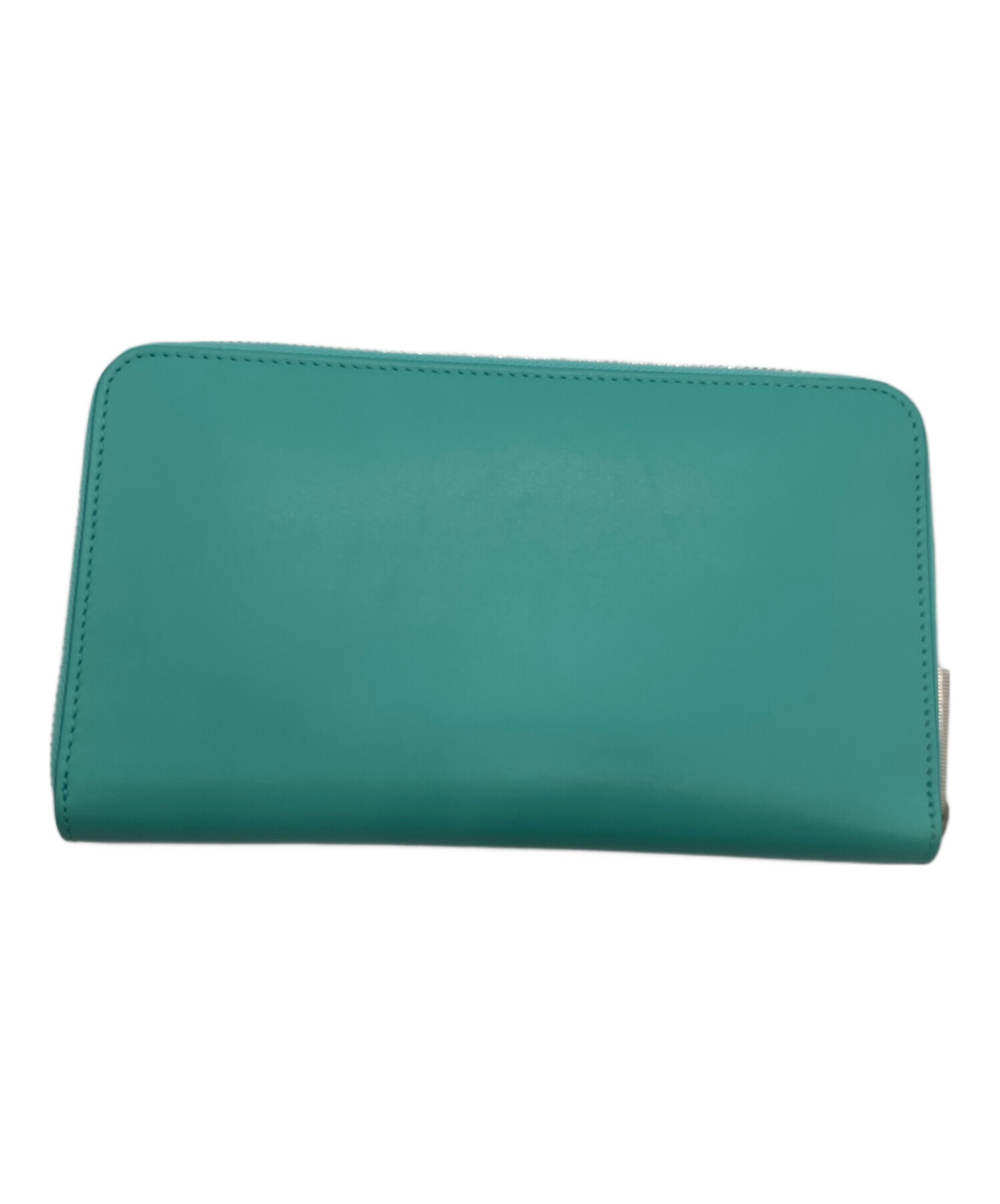 希少！Tiffany & Co. 長財布 ティファニー ブルーアンティークレザー 中古・古着通販】Tiffany & Co. (ティファニー) ラウンドファスナー長