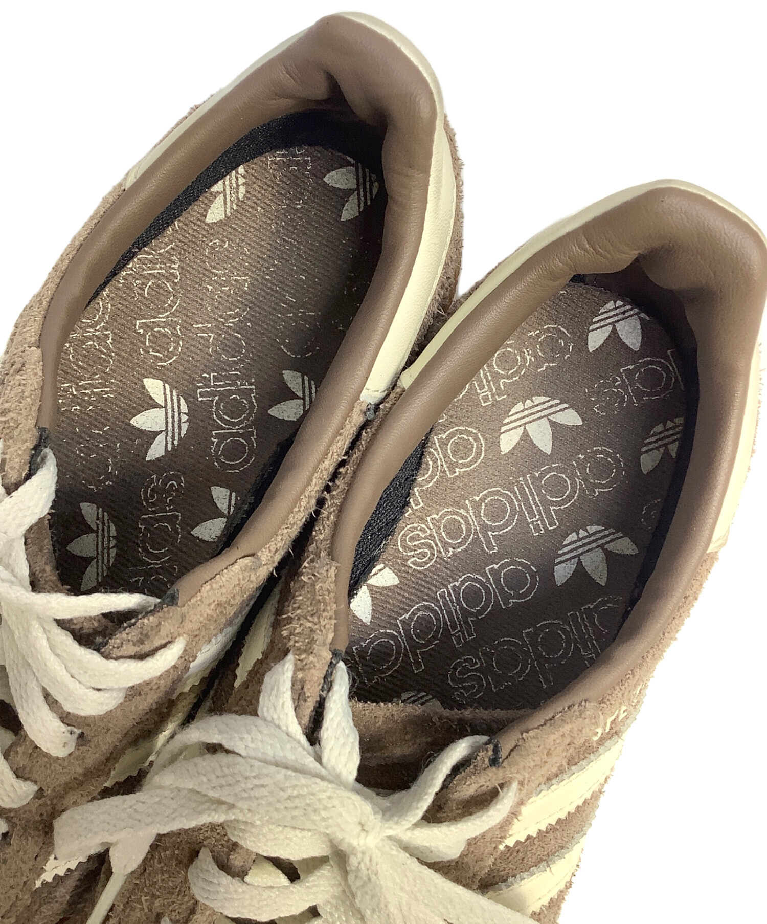 廃盤ヴンテージ　ブラウンキャリコプティングボール2つセット 中古・古着通販】adidas (アディダス) スニーカー ブラウン サイズ