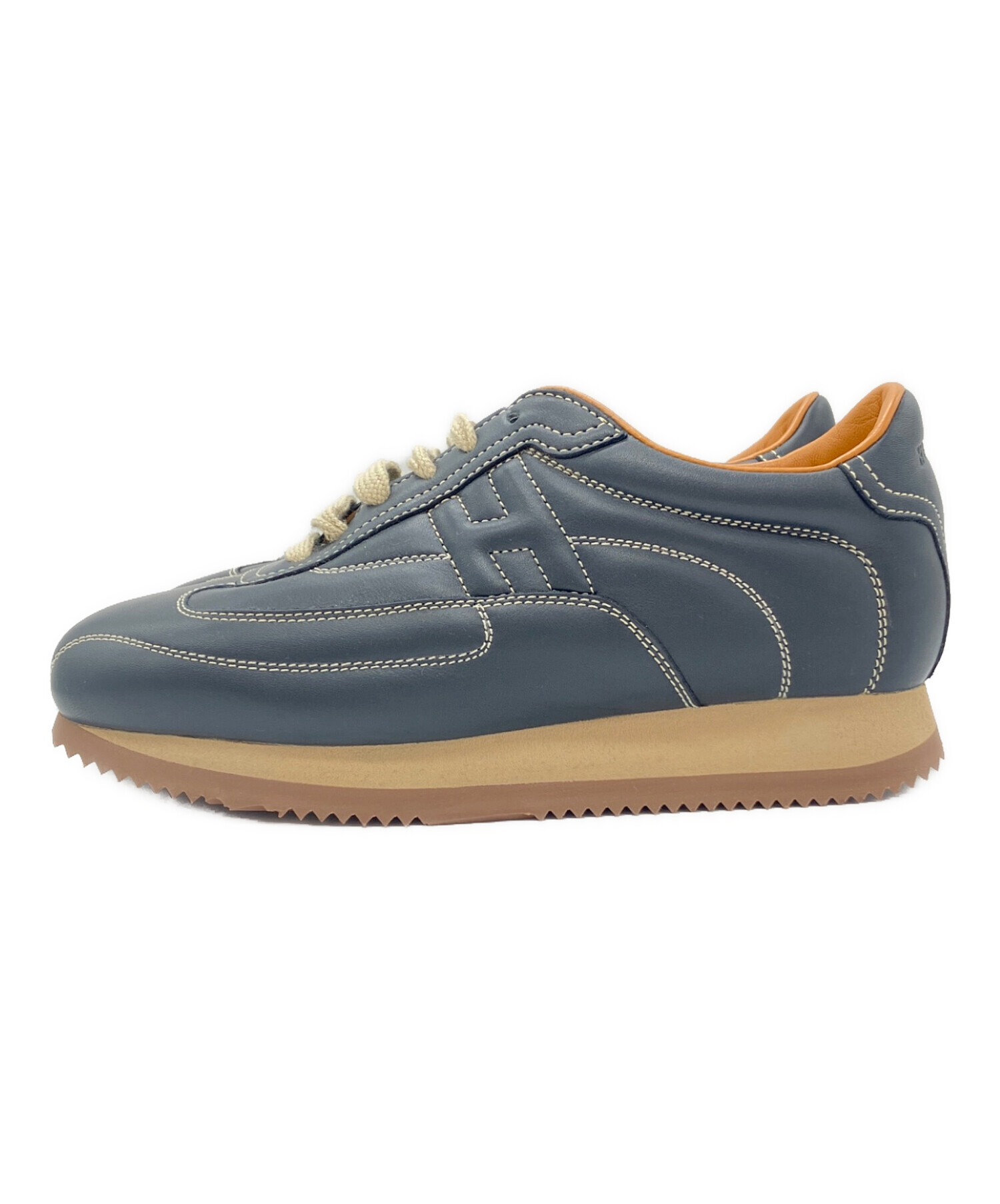 中古美品エルメスHERMESゲットスニーカーレオパード36（22.5～23） 中古・古着通販】HERMES (エルメス) Quick/ローカットスニーカー