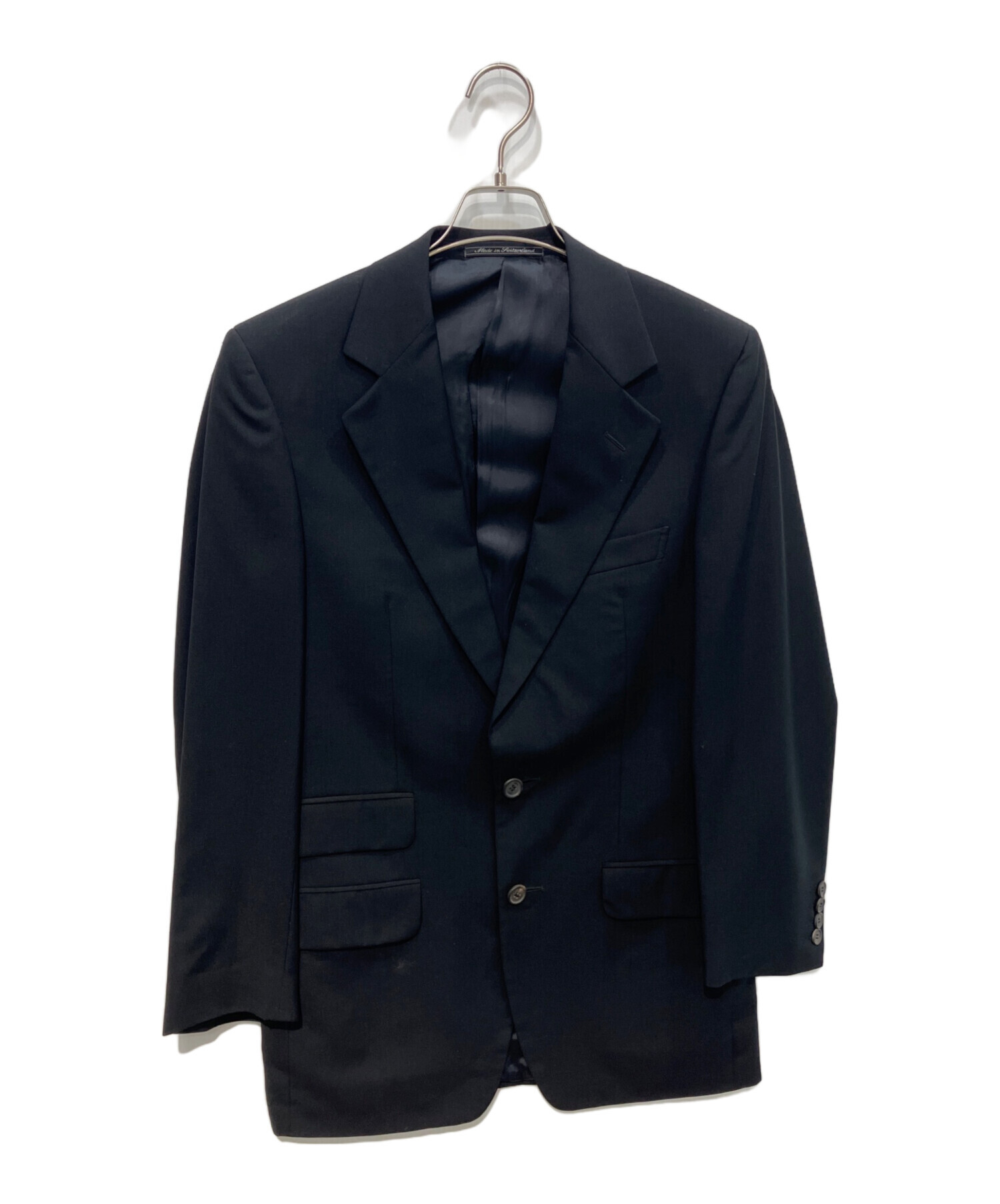 極美品✨GUCCI トムフォード期セットアップスーツ サイズ48最高級ウール黒 グッチ【トムフォード期!!】GUCCI スーツ セットアップ Lサイズ GG柄