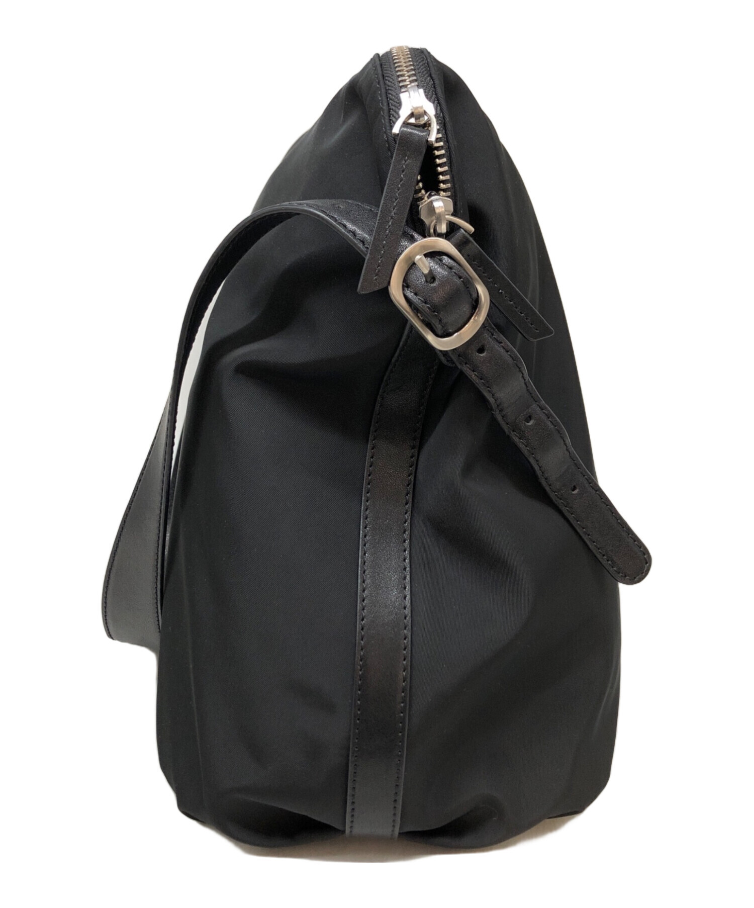 中古・古着通販】crewre (クルー) ナイロンレザーショルダーバッグ 