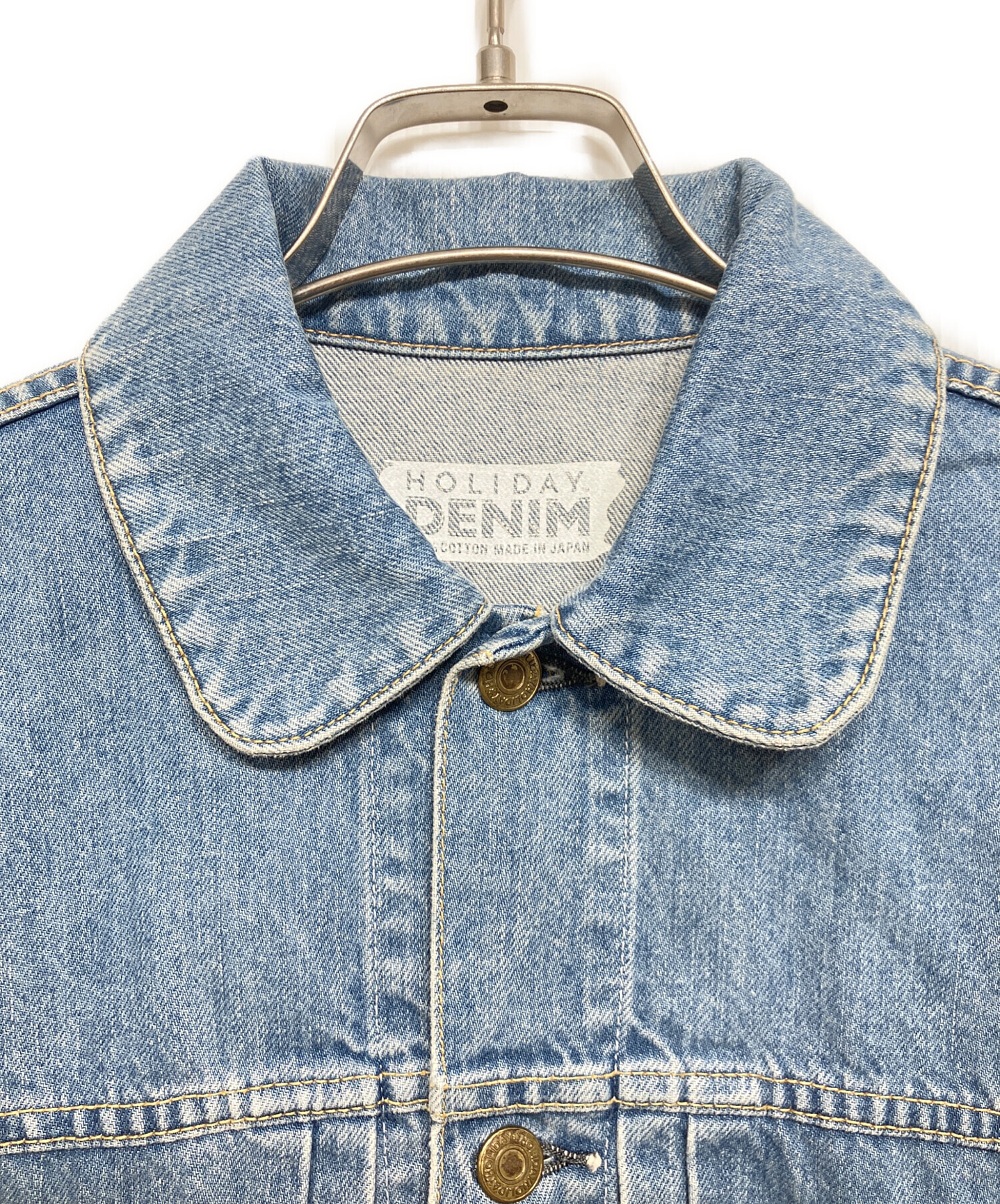 中古・古着通販】HOLIDAY (ホリデー) CROPPED DENIM JACKET インディゴ 