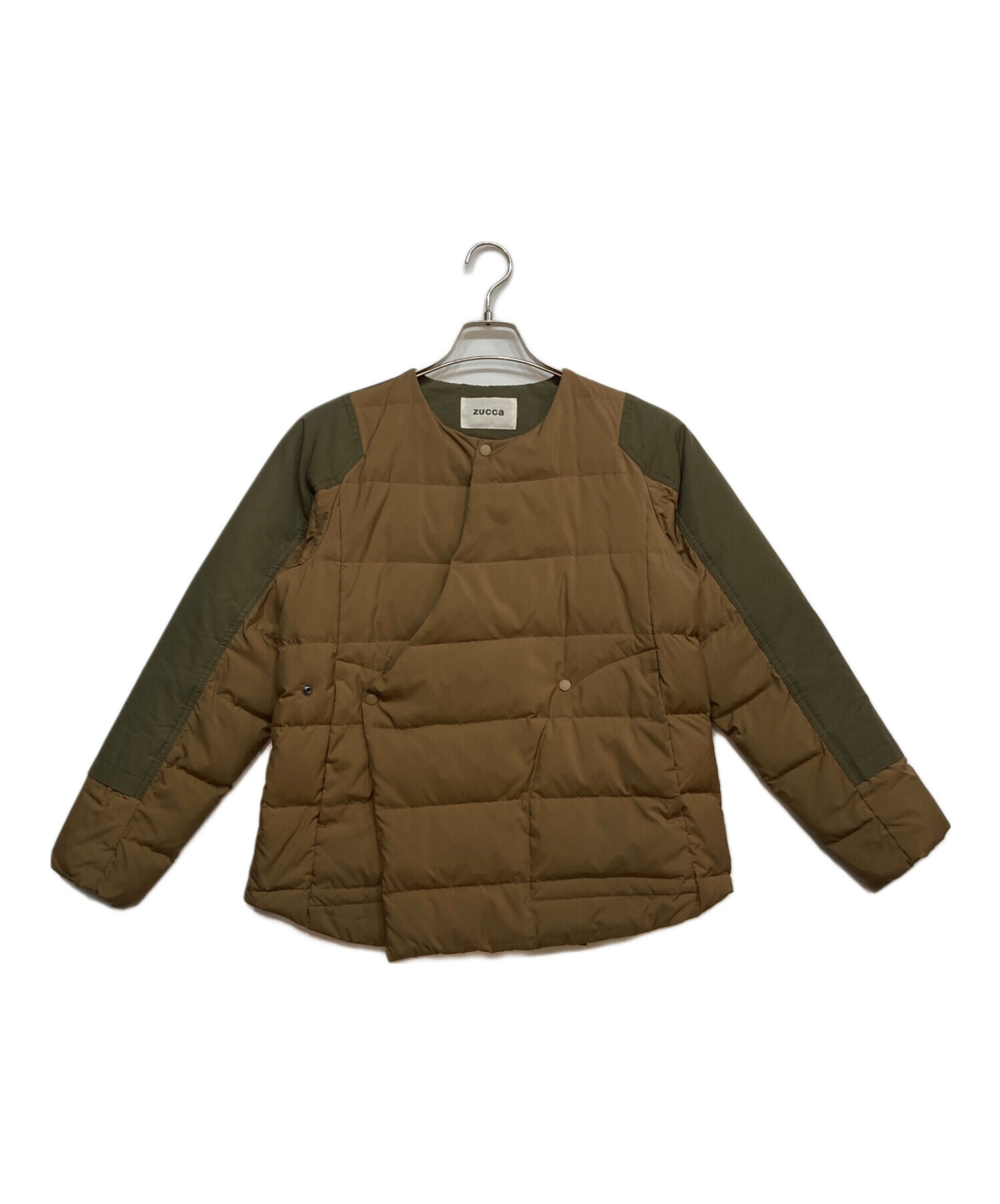 ZUCCA(ズッカ)ダウンジャケット 中古・古着通販】ZUCCA (ズッカ) ドッキングライトダウンジャケット