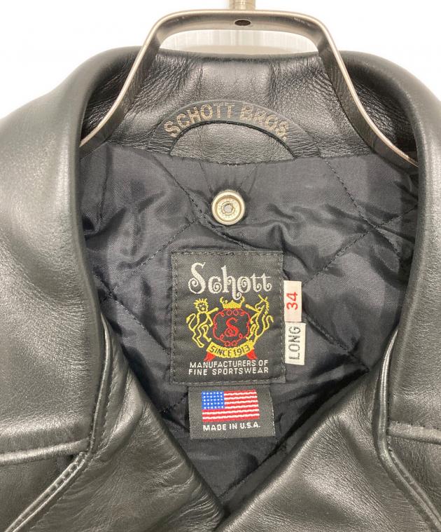 極希少 80s-90s ヴィンテージ Schott ワンスター ダブルライダース Schott Perfecto 613 One Star Double Riders Jacket Vintage 34