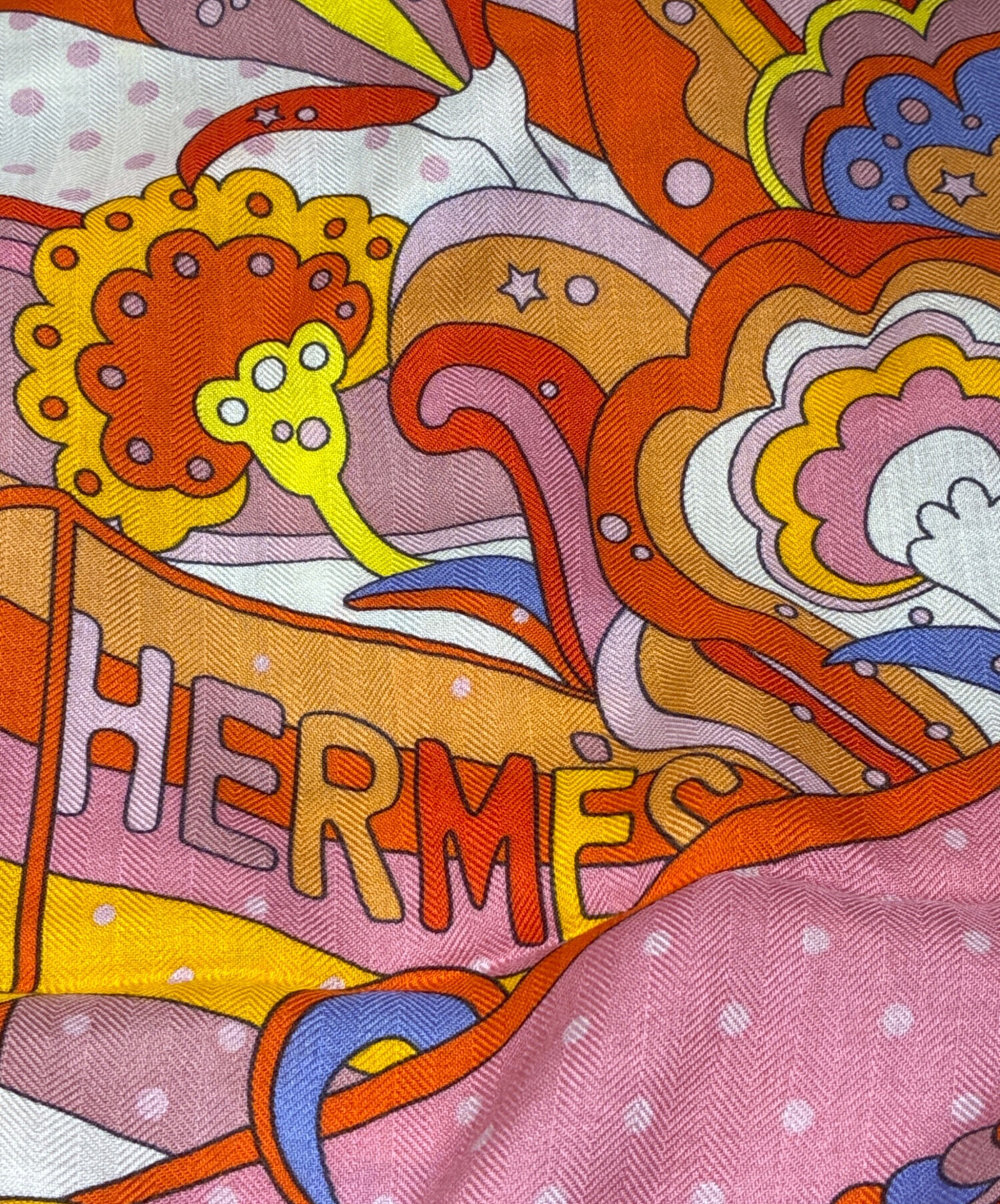 中古・古着通販】HERMES (エルメス) HERMES/カシミヤシルクスカーフ