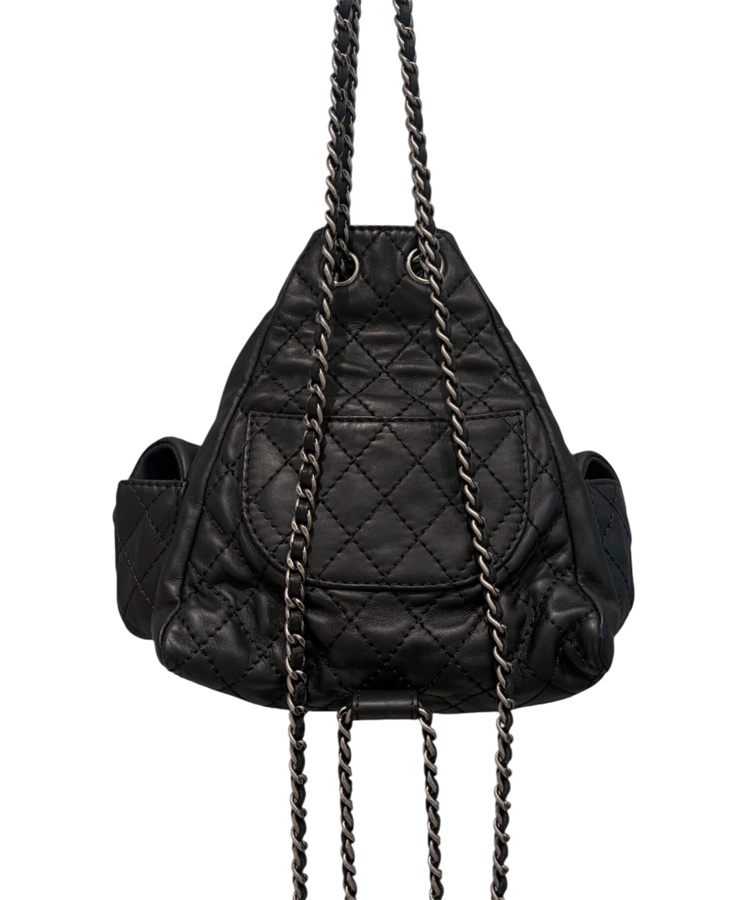 CHANEL ミニバックパック　キルティングリュック　 ブラック　非売品 中古・古着通販】CHANEL (シャネル) マトラッセ チェーン ミニ