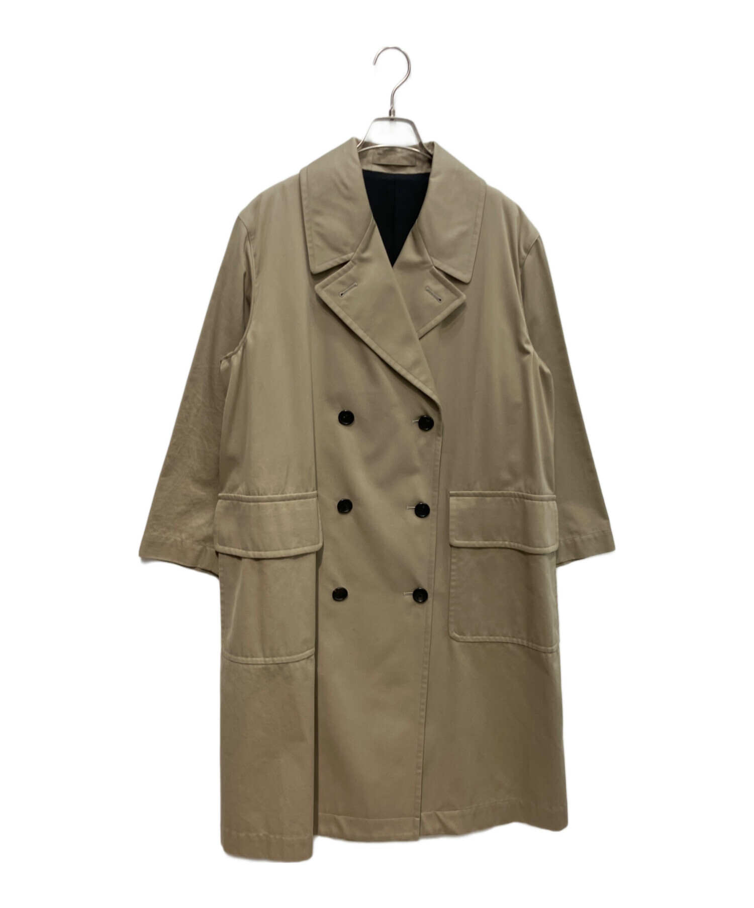 MARGARET HOWELL ダブルブレストコート S 中古・古着通販】MARGARET HOWELL (マーガレットハウエル) COTTON