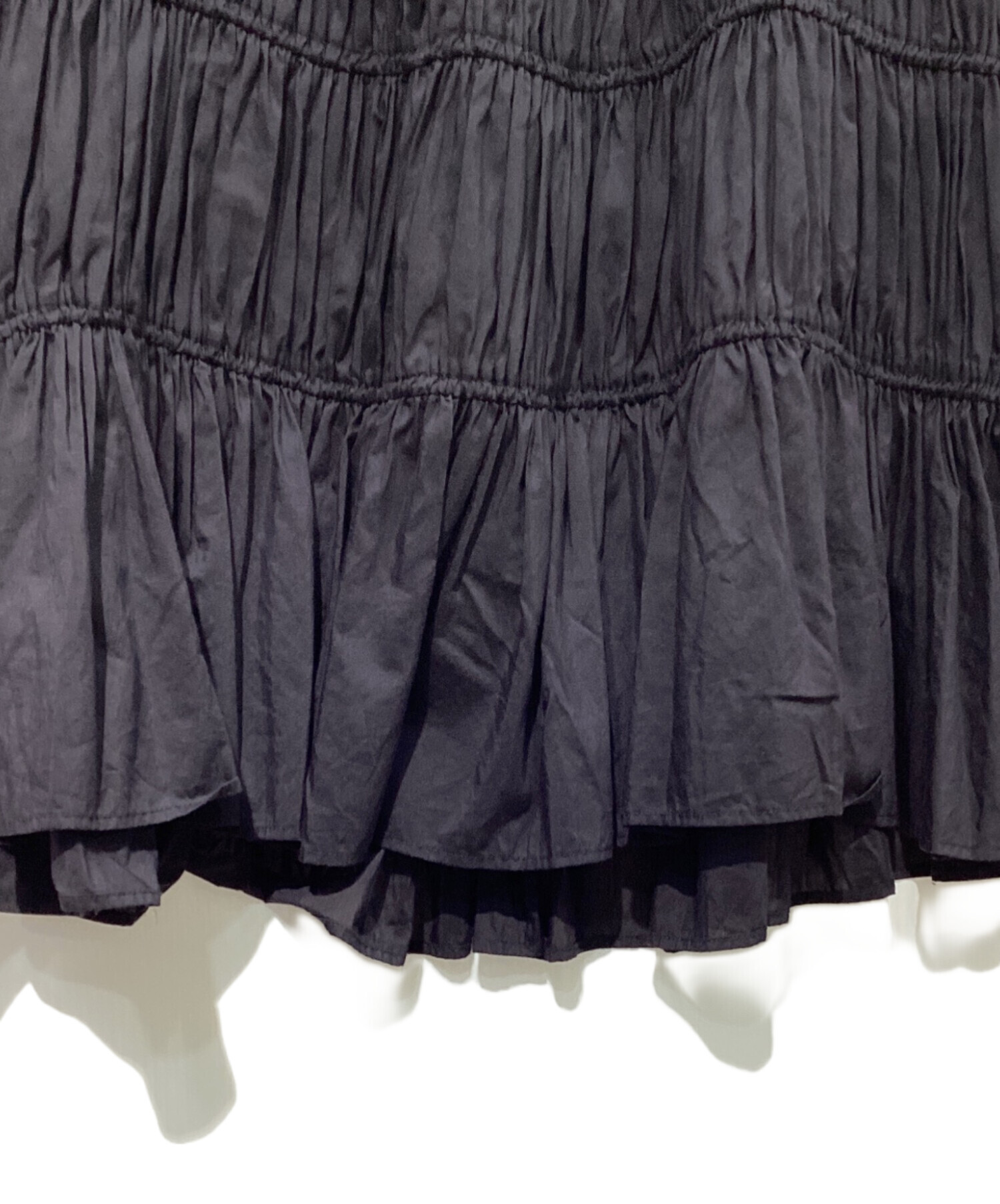 中古・古着通販】Plage (プラージュ) cotton/silk tiered ブラウス