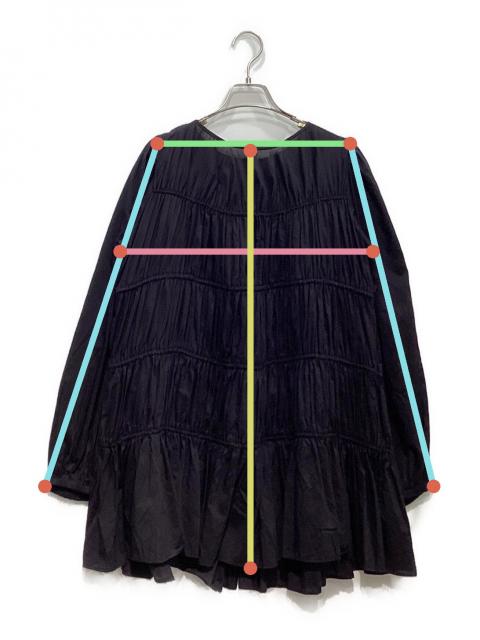中古・古着通販】Plage (プラージュ) cotton/silk tiered ブラウス