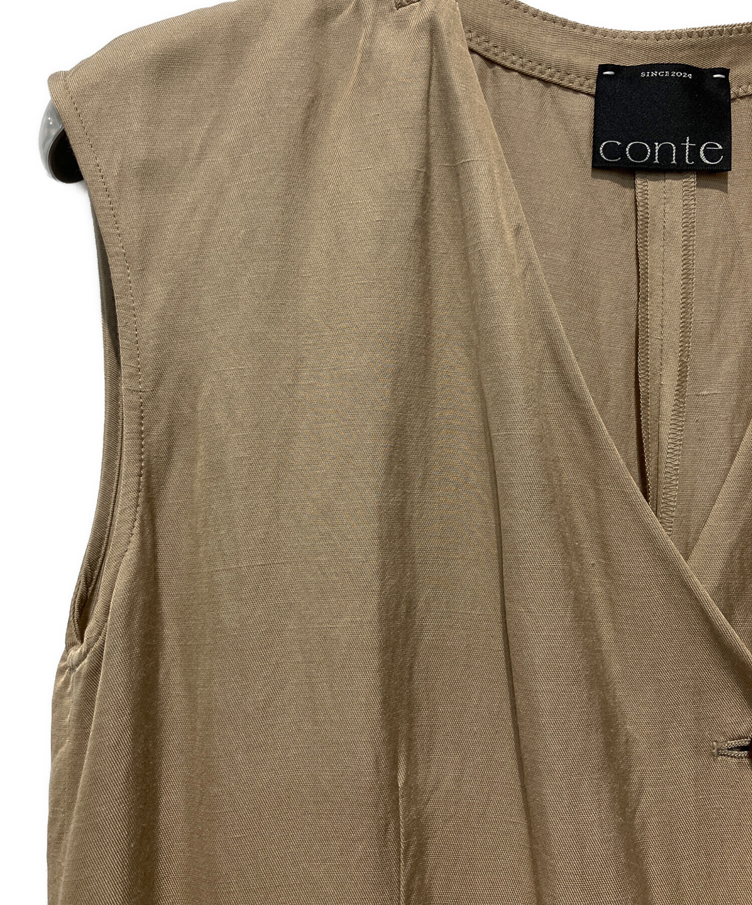 中古・古着通販】Conte (コンテ) フロントボタン Vネック