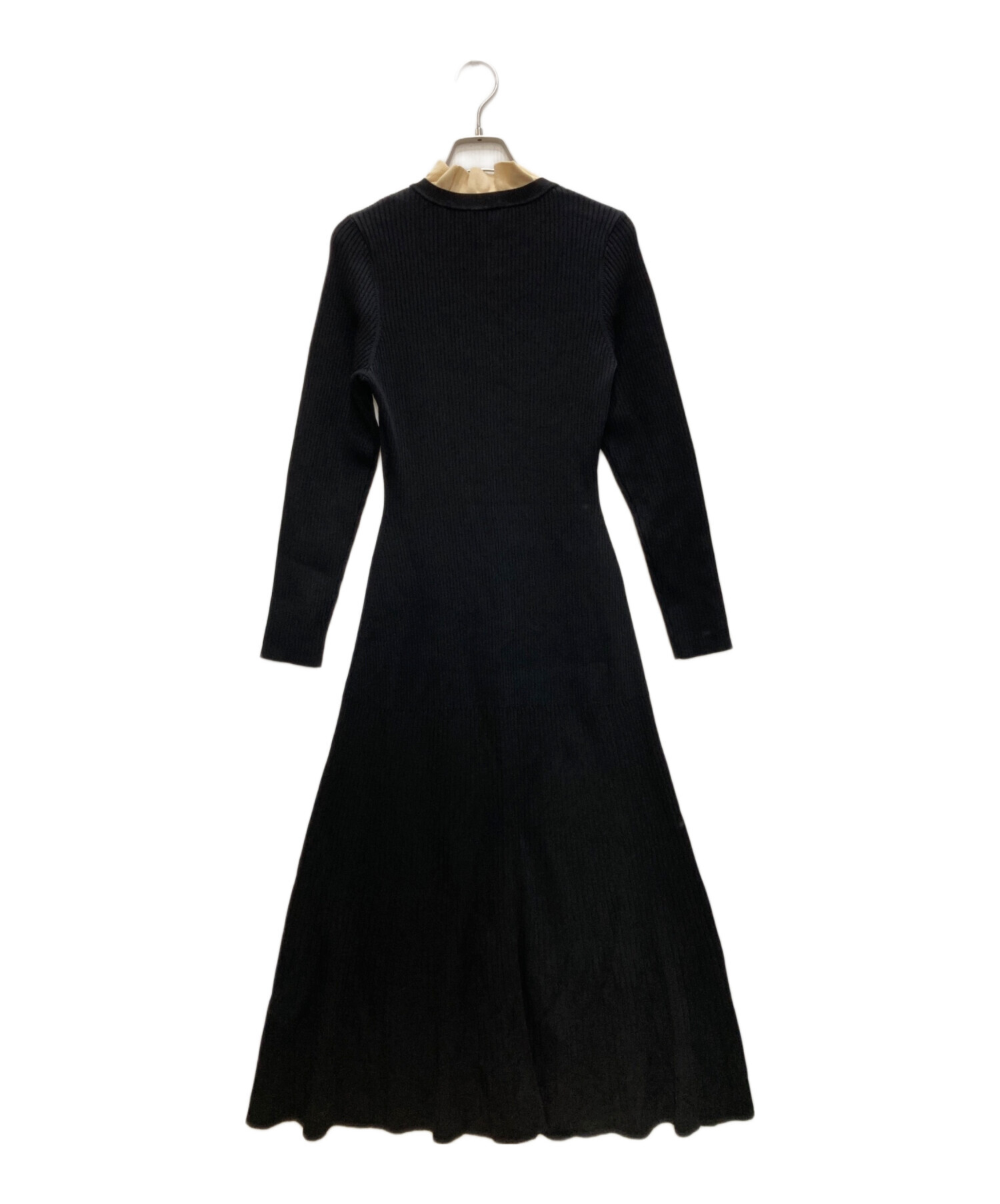 中古・古着通販】Sandro (サンドロ) ニットマキシドレス ブラック