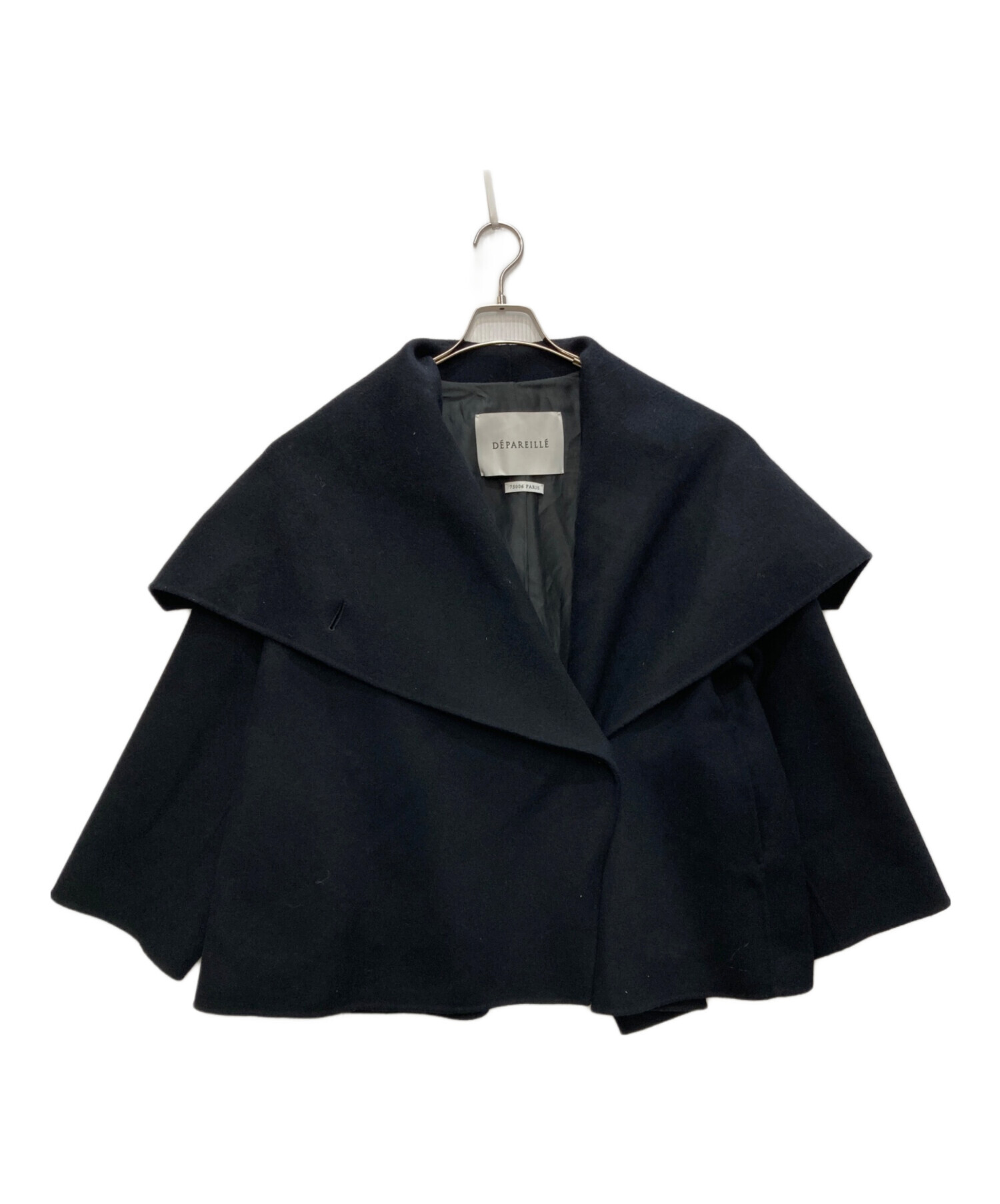 DEPAREILLE デパリエ ウールコート サイズ38 中古・古着通販】DEPAREILLE (デパリエ) ウールダブルフェイスチェック