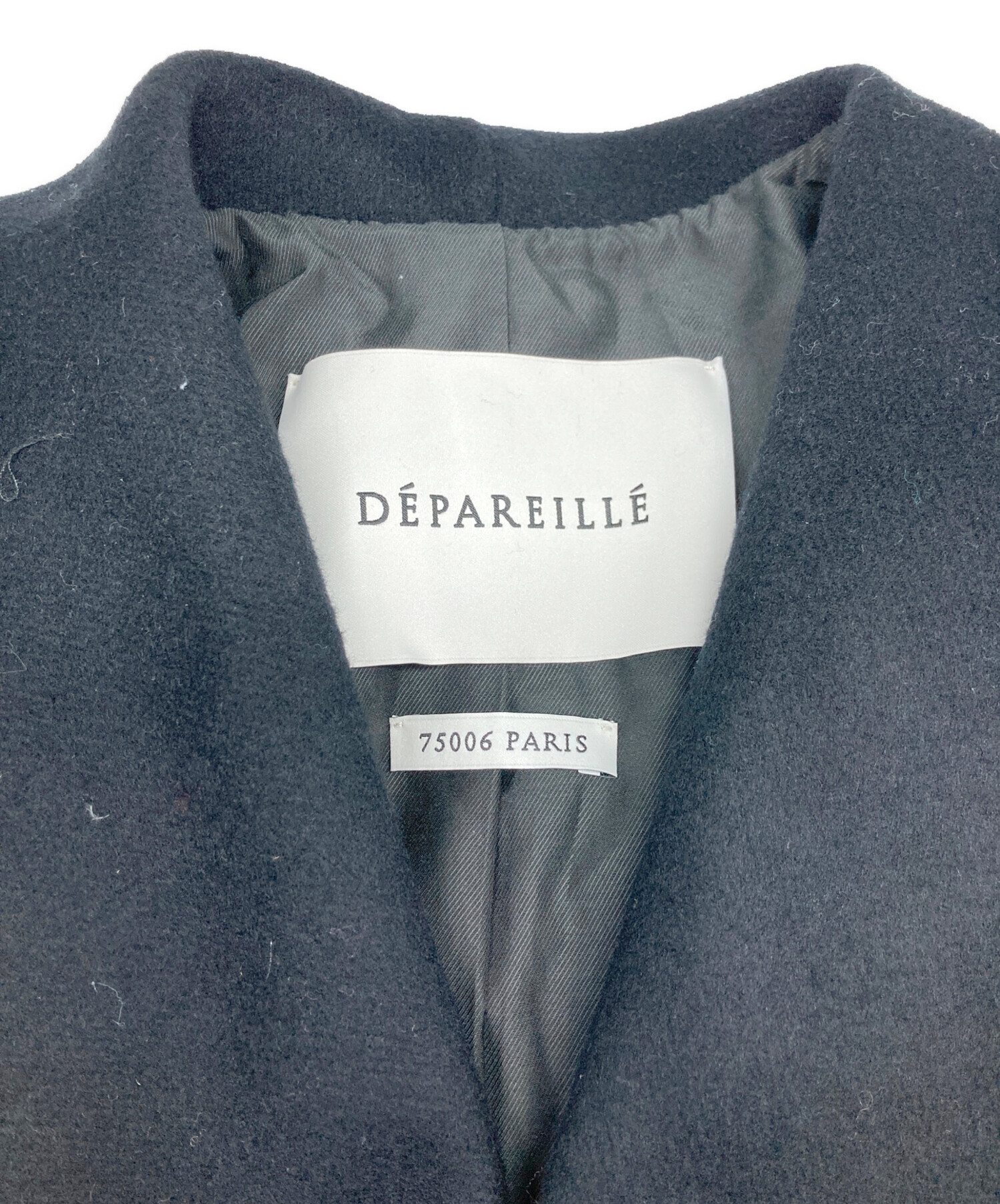 中古・古着通販】DEPAREILLE (デパリエ) ウールダブルフェイスチェック
