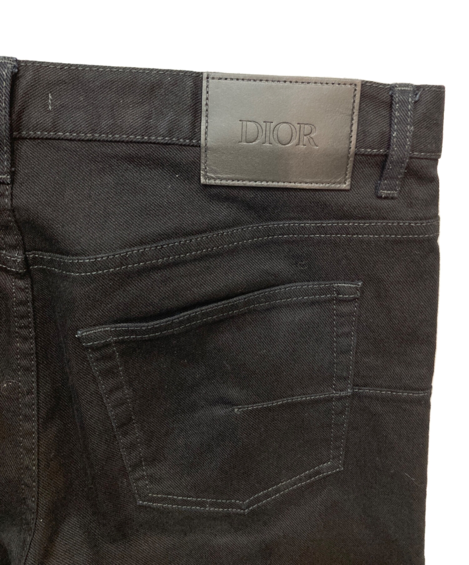 中古・古着通販】Dior (ディオール) スリムフィット ジーンズ ブラック
