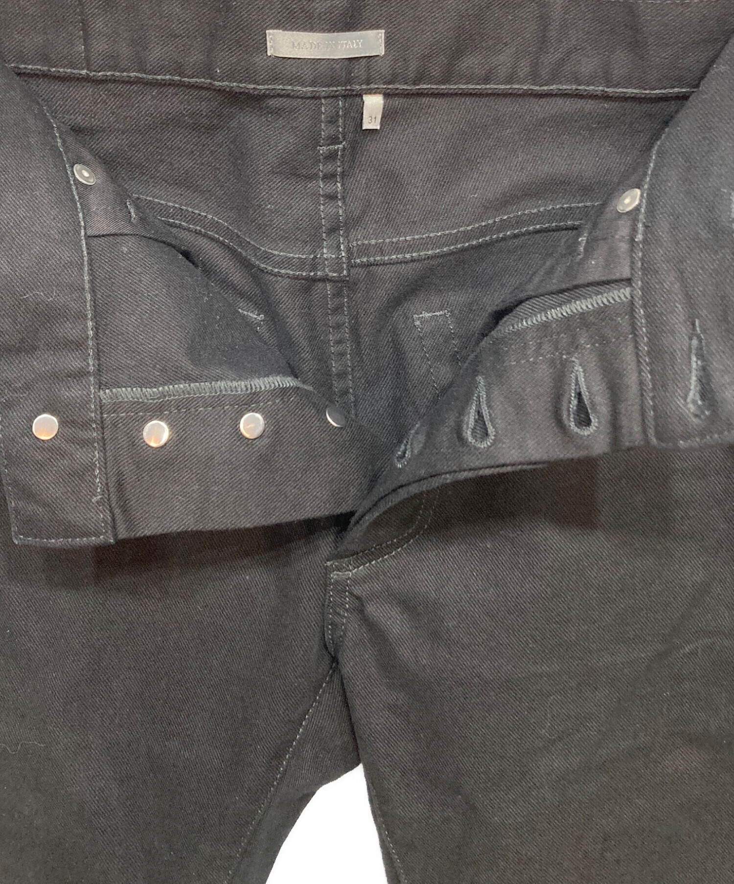 中古・古着通販】Dior (ディオール) スリムフィット ジーンズ ブラック