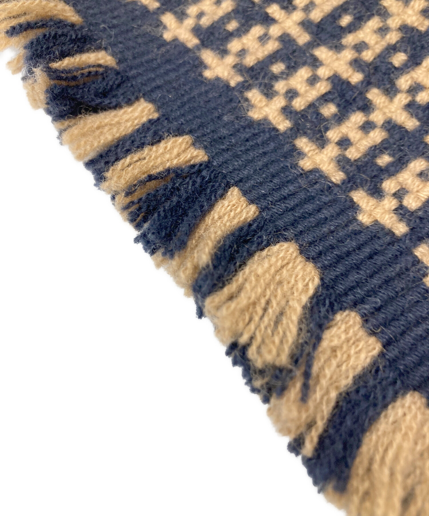 中古・古着通販】HERMES (エルメス) グラフィックHカシミヤマフラー